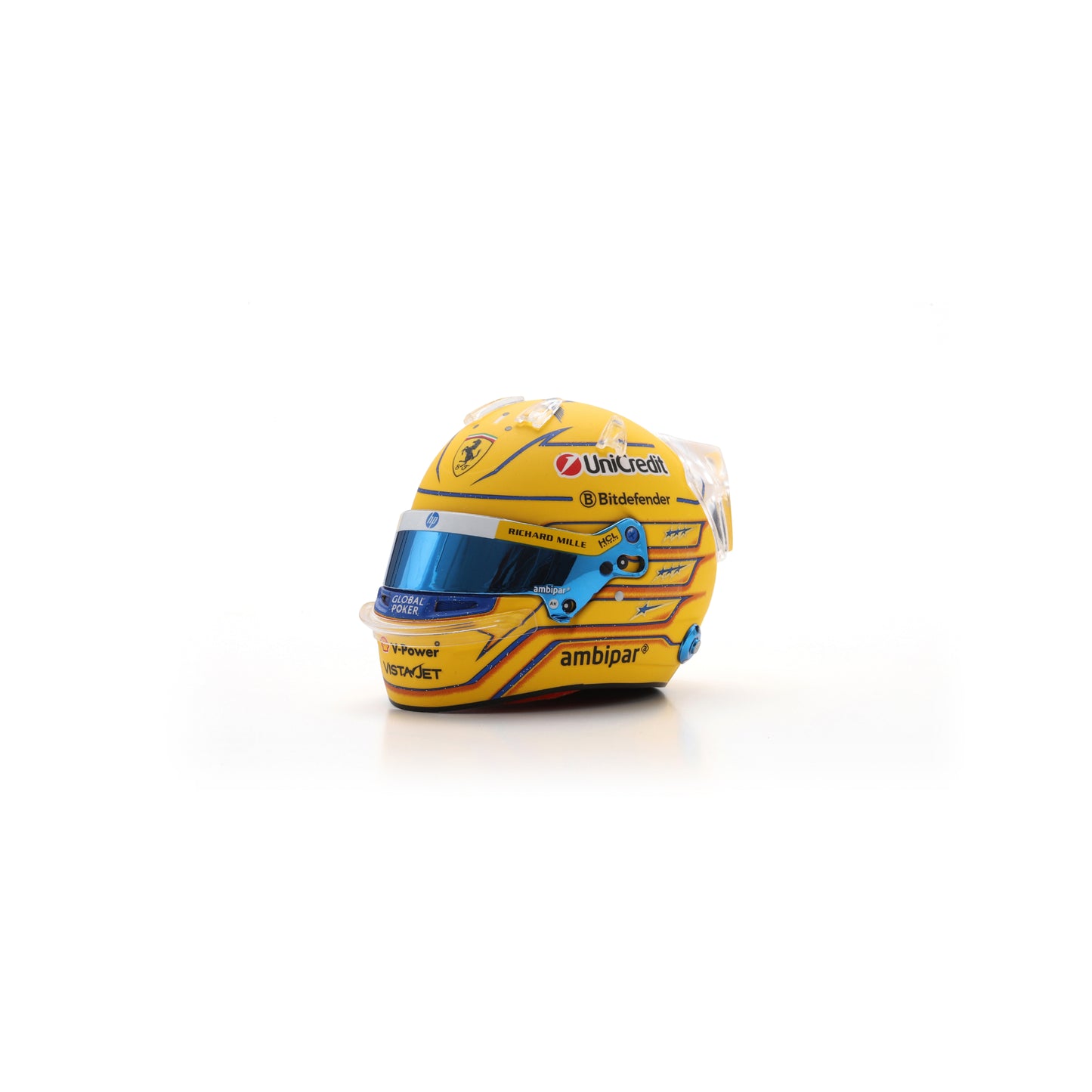Looksmart LSHEL015 Helmet 1:5 Lewis Hamilton - Scuderia Ferrari HP - Miami GP 2025