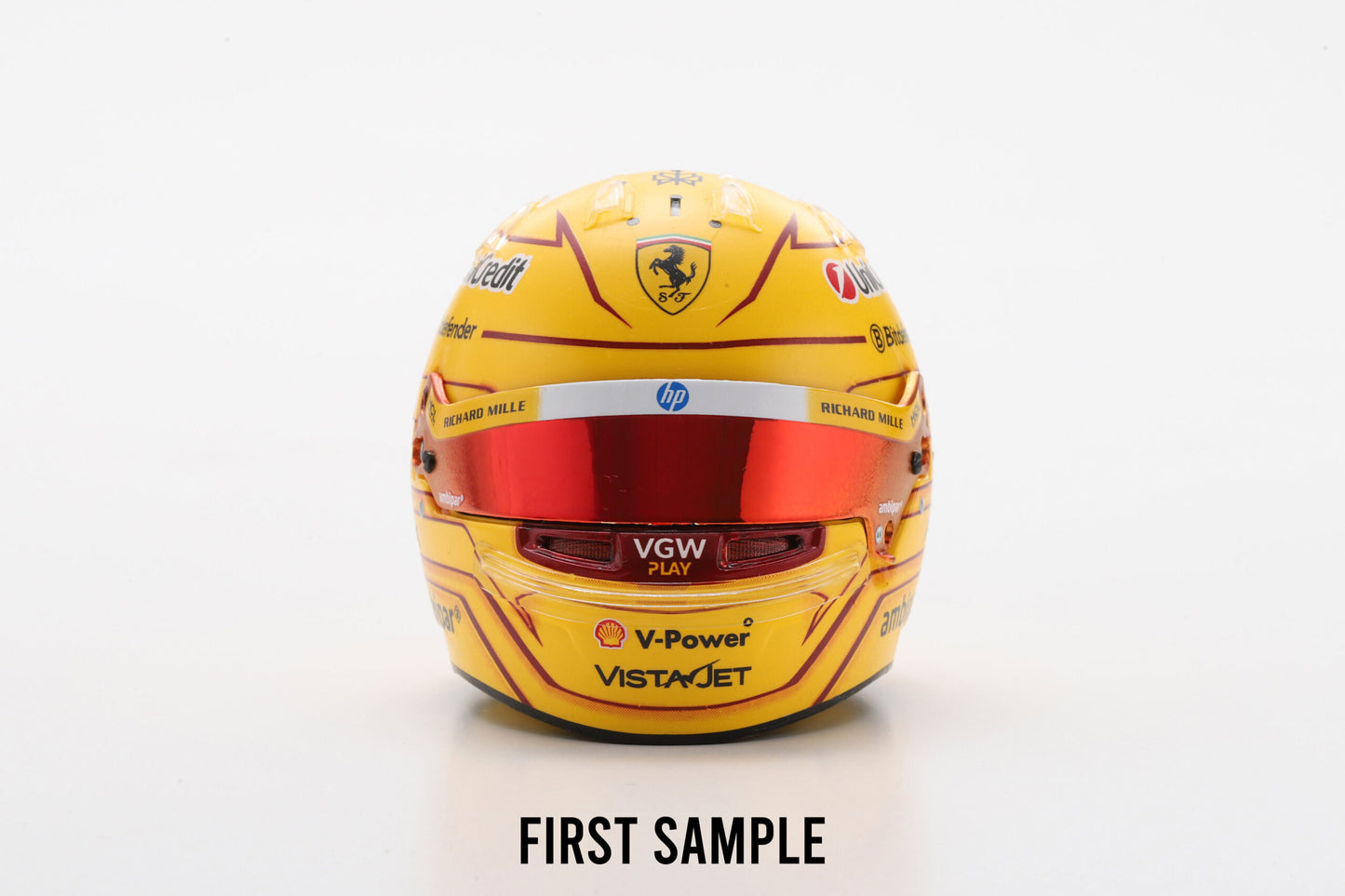 Looksmart LSHEL016 Helmet 1:5 - Lewis Hamilton – Scuderia Ferrari HP Monaco GP 2025