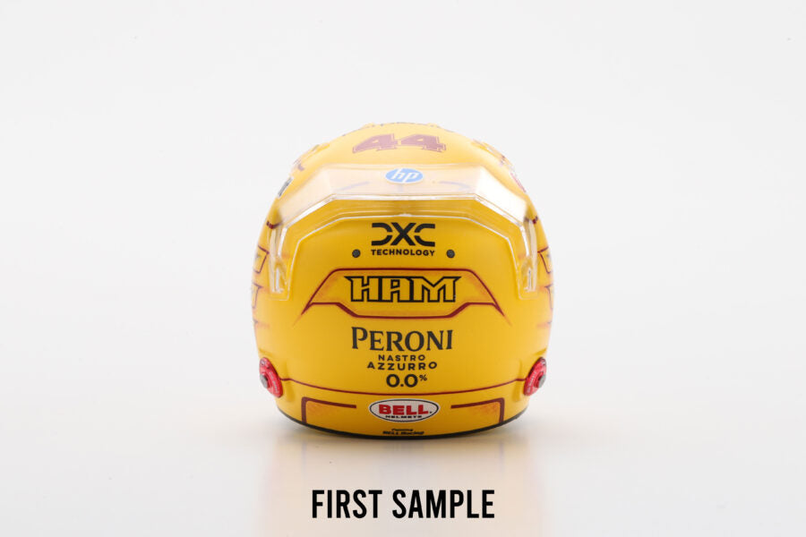 Looksmart LSHEL016 Helmet 1:5 - Lewis Hamilton – Scuderia Ferrari HP Monaco GP 2025