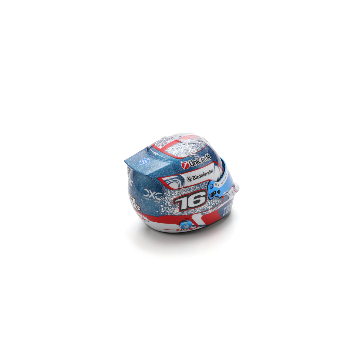 Looksmart LSHEL024 Casque 1:5 - Charles Leclerc – Scuderia Ferrari HP Singapore GP 2025