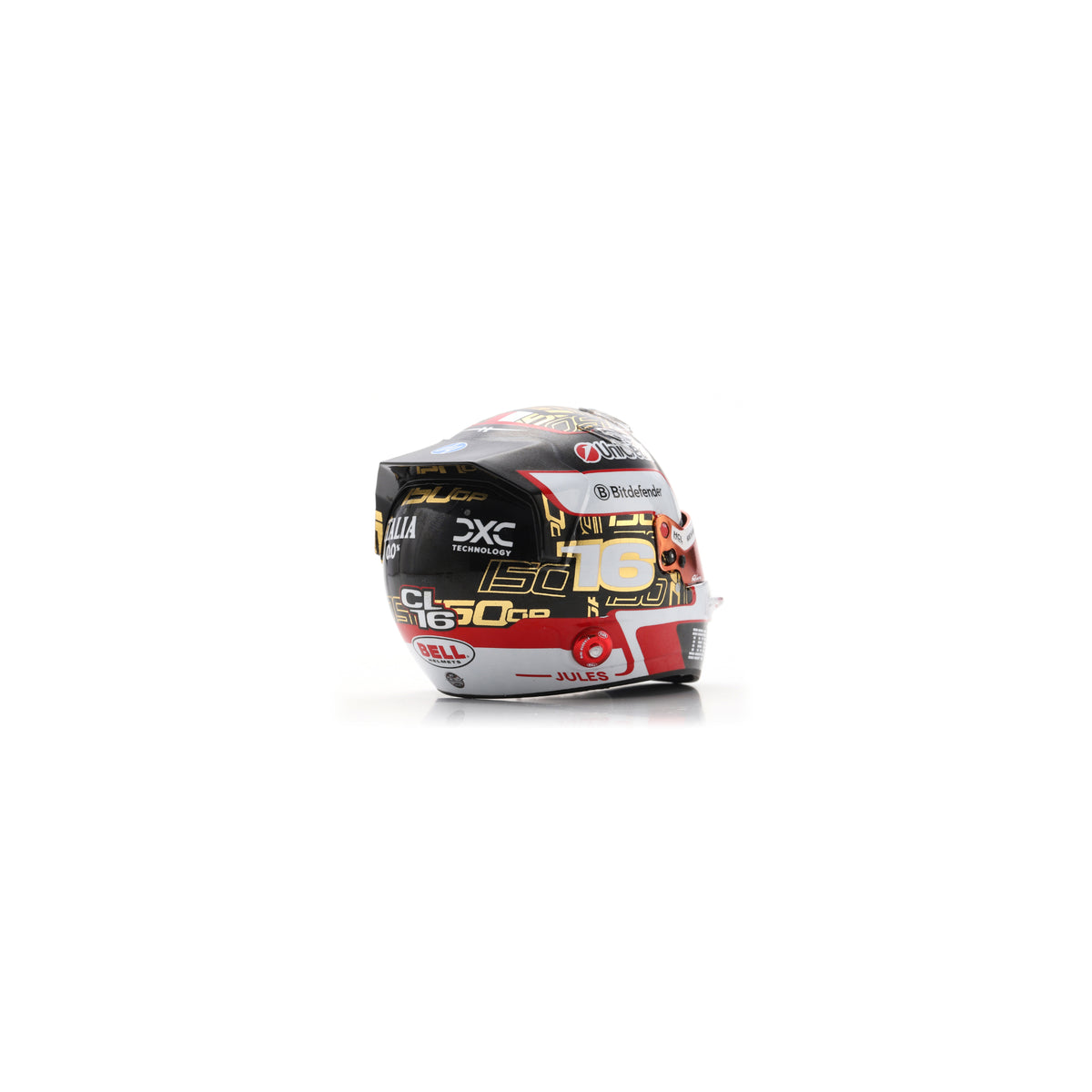 Looksmart LSHEL028 Casque 1:5 - Charles Leclerc - Scuderia Ferrari HP Abu Dhabi GP 2025