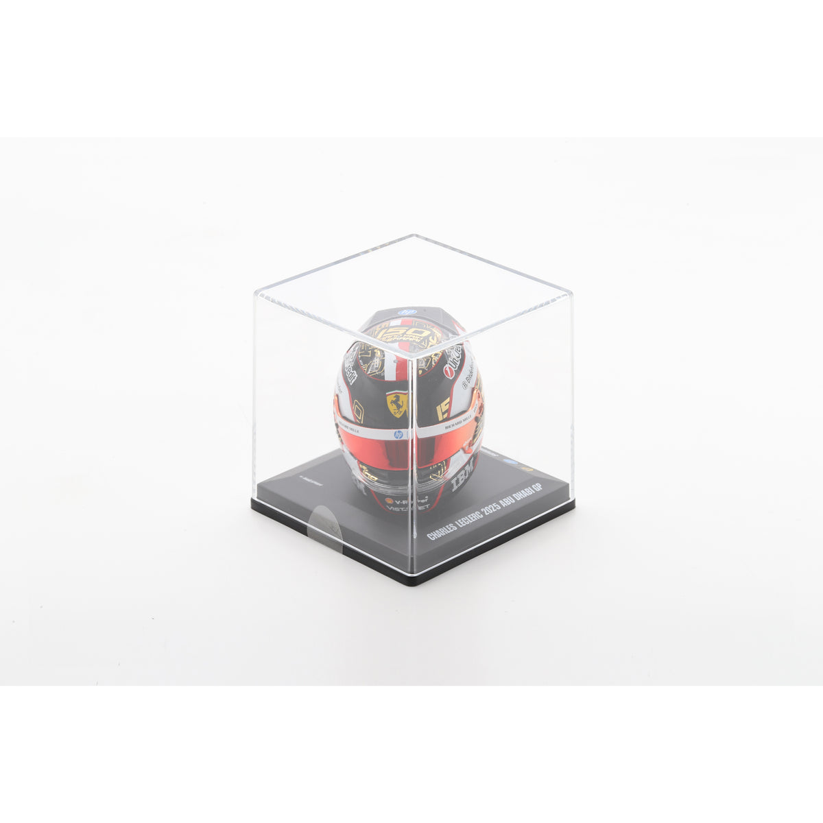 Looksmart LSHEL028 Casque 1:5 - Charles Leclerc - Scuderia Ferrari HP Abu Dhabi GP 2025
