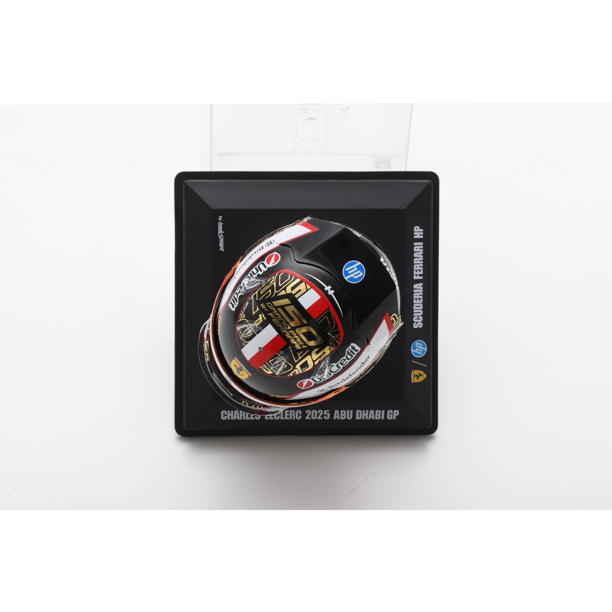 Looksmart LSHEL028 Casque 1:5 - Charles Leclerc - Scuderia Ferrari HP Abu Dhabi GP 2025