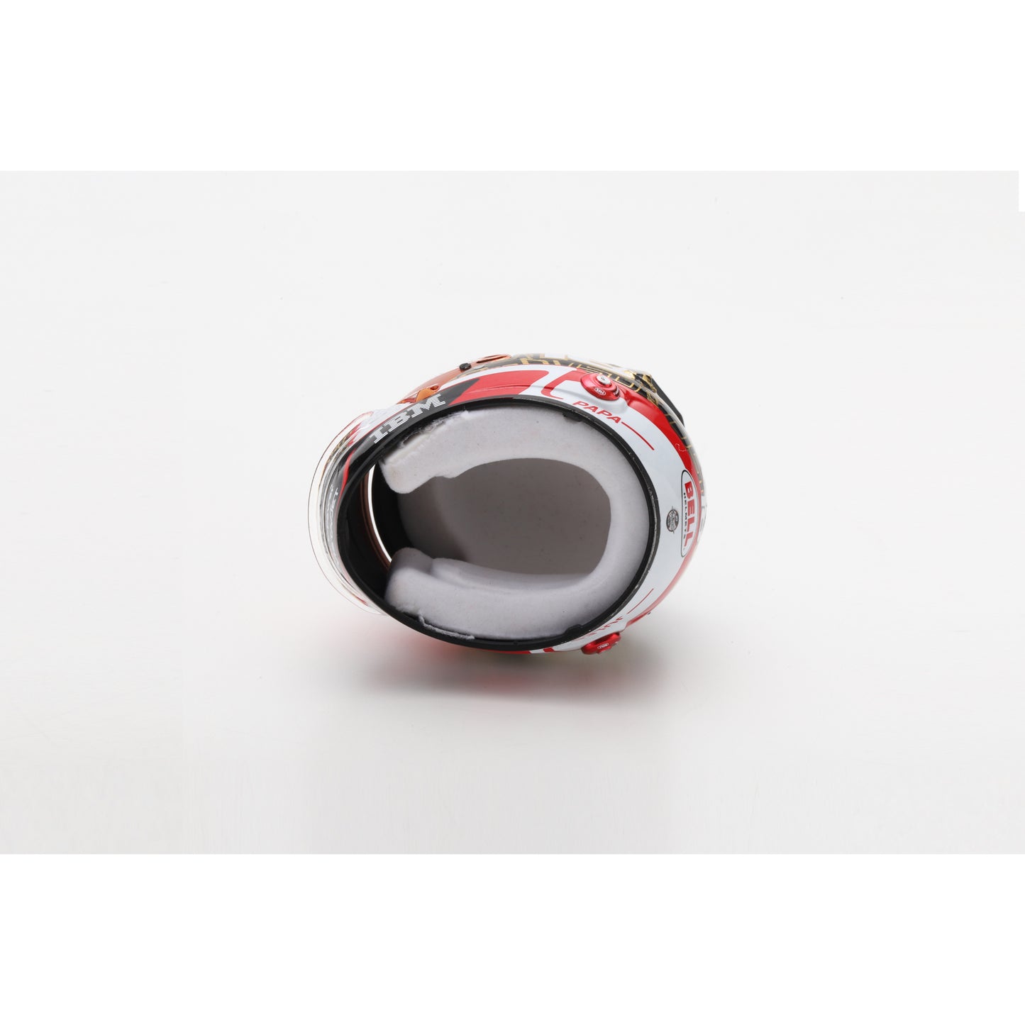 Looksmart LSHEL028 Casque 1:5 - Charles Leclerc - Scuderia Ferrari HP Abu Dhabi GP 2025