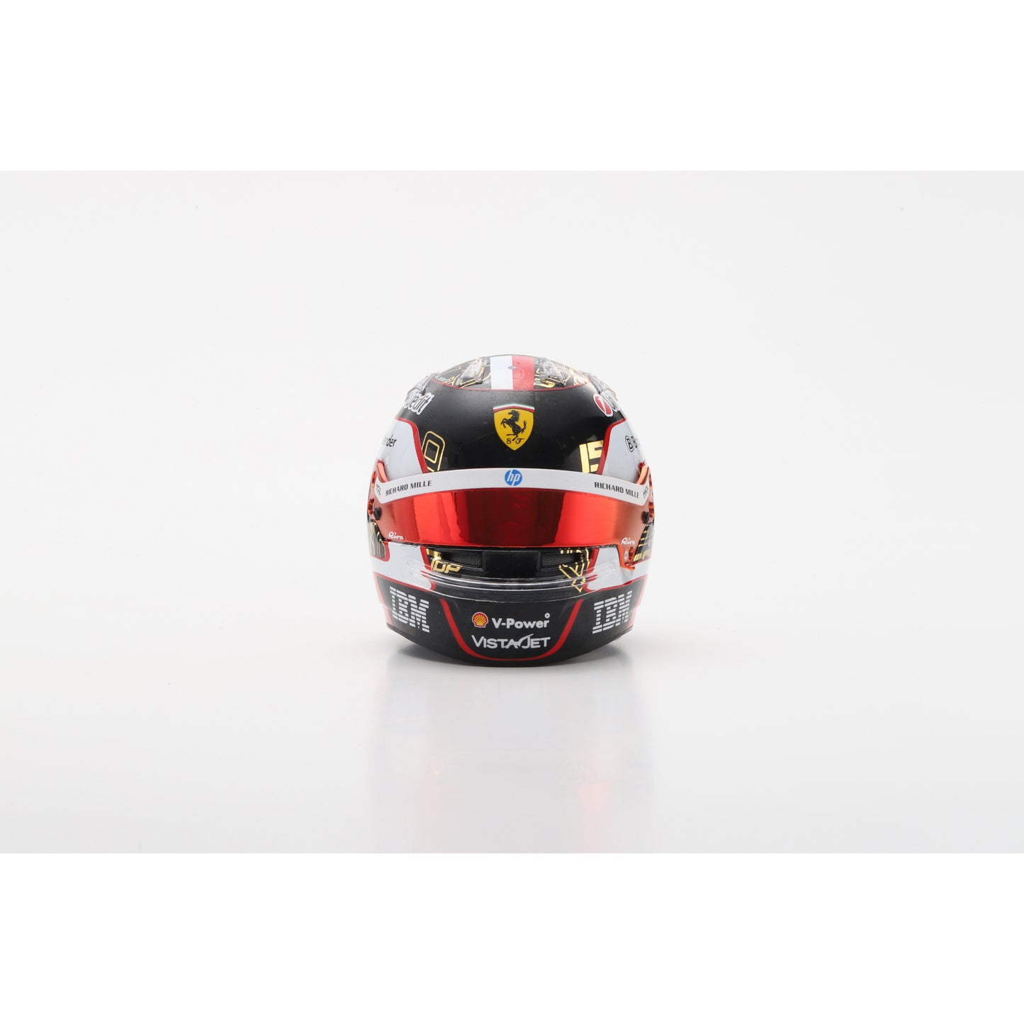 Looksmart LSHEL028 Casque 1:5 - Charles Leclerc - Scuderia Ferrari HP Abu Dhabi GP 2025