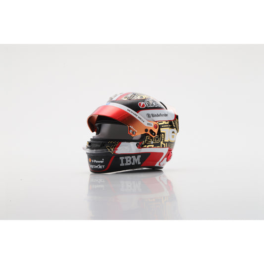 Looksmart LSHEL028 Casque 1:5 - Charles Leclerc - Scuderia Ferrari HP Abu Dhabi GP 2025