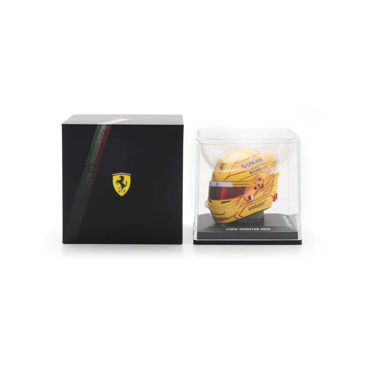 Looksmart LSHEL031 Casque 1:5 - Lewis Hamilton – Scuderia Ferrari HP 2026 Season