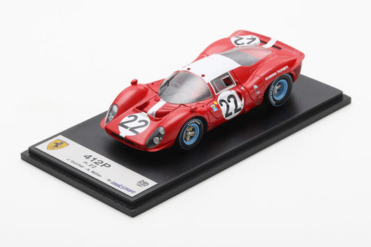 PRECOMMANDE - Looksmart LSLM157 1:43 - FERRARI 412P N°22 24H Le Mans 1967 - Jean Guichet - Herbert Müller