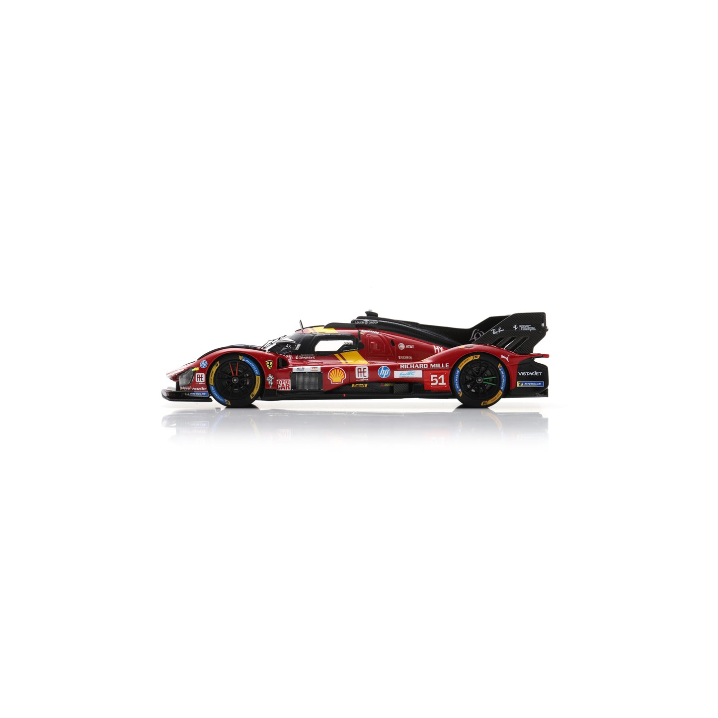 Looksmart LSLM191 1:43 - Ferrari 499P No.51 Ferrari AF CORSE ITA Le Mans 24H 2025 3rd Place A. Pier Guidi – J. Calado – A. Giovinazzi