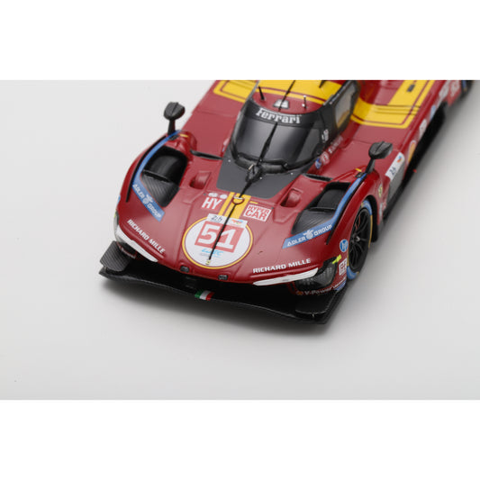 Looksmart LSLM191 1:43 - Ferrari 499P No.51 Ferrari AF CORSE ITA Le Mans 24H 2025 3rd Place A. Pier Guidi – J. Calado – A. Giovinazzi