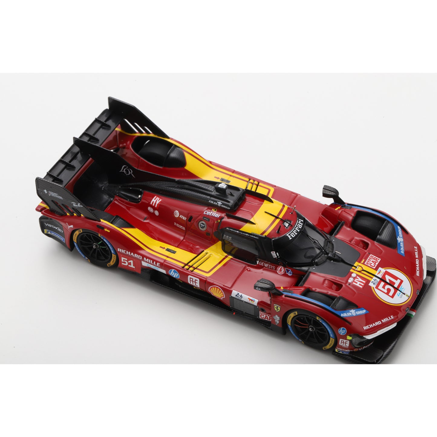 Looksmart LSLM191 1:43 - Ferrari 499P No.51 Ferrari AF CORSE ITA Le Mans 24H 2025 3rd Place A. Pier Guidi – J. Calado – A. Giovinazzi
