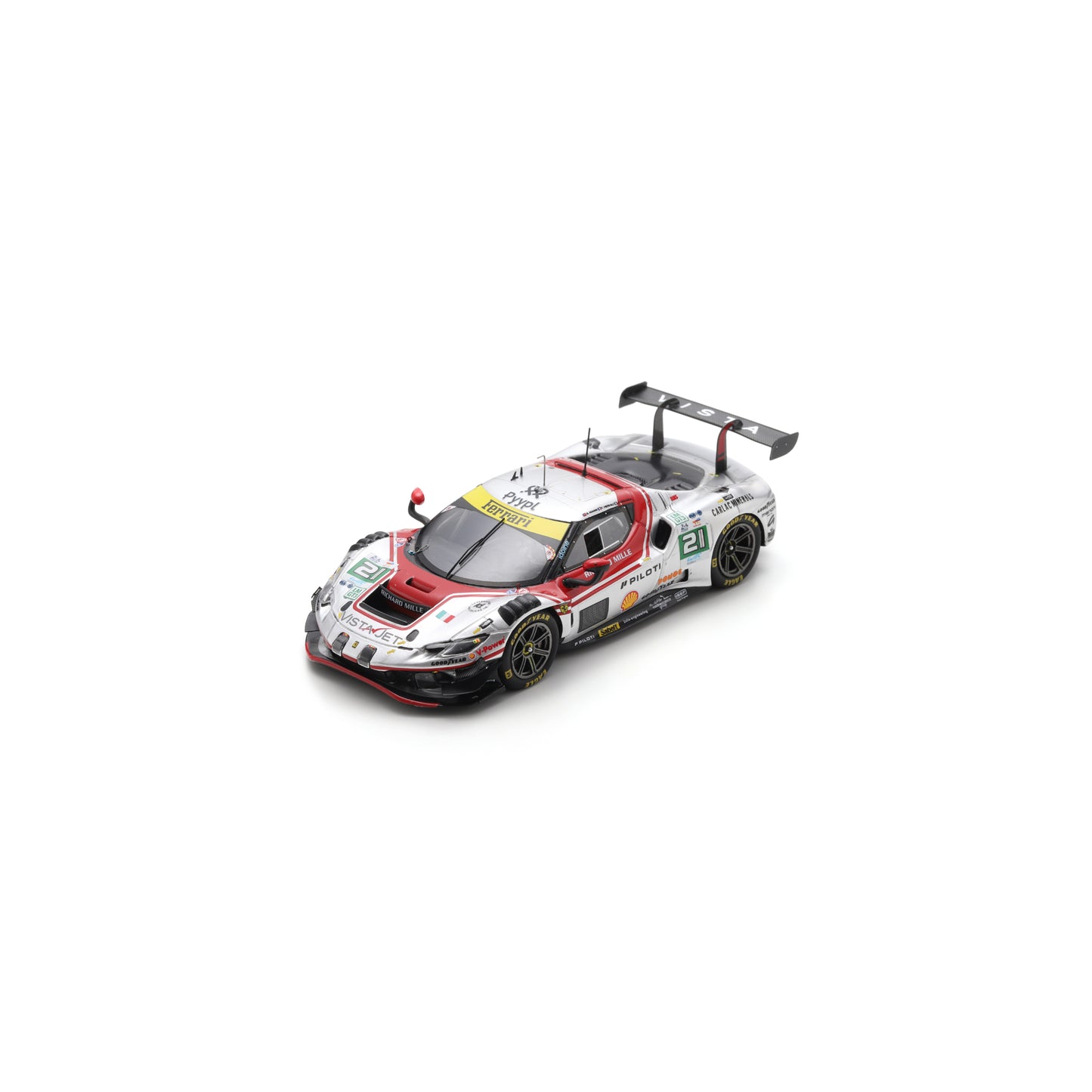 Looksmart LSLM193 1:43 - Ferrari 296 LMGT3 No.21 VISTA AF CORSE Le Mans 24H 2025 2nd Place F. Heriau – S. Mann – A. Rovera