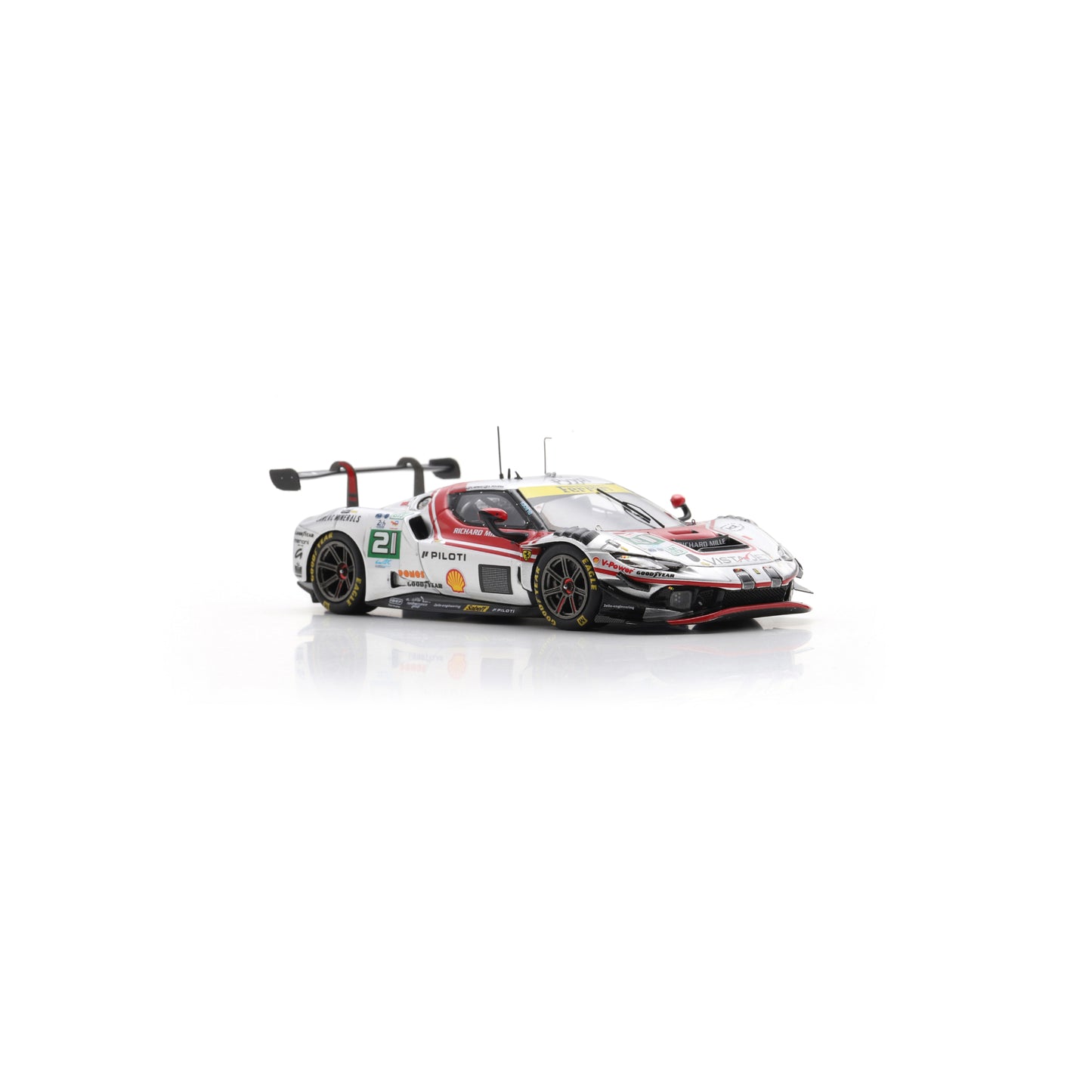 Looksmart LSLM193 1:43 - Ferrari 296 LMGT3 No.21 VISTA AF CORSE Le Mans 24H 2025 2nd Place F. Heriau – S. Mann – A. Rovera