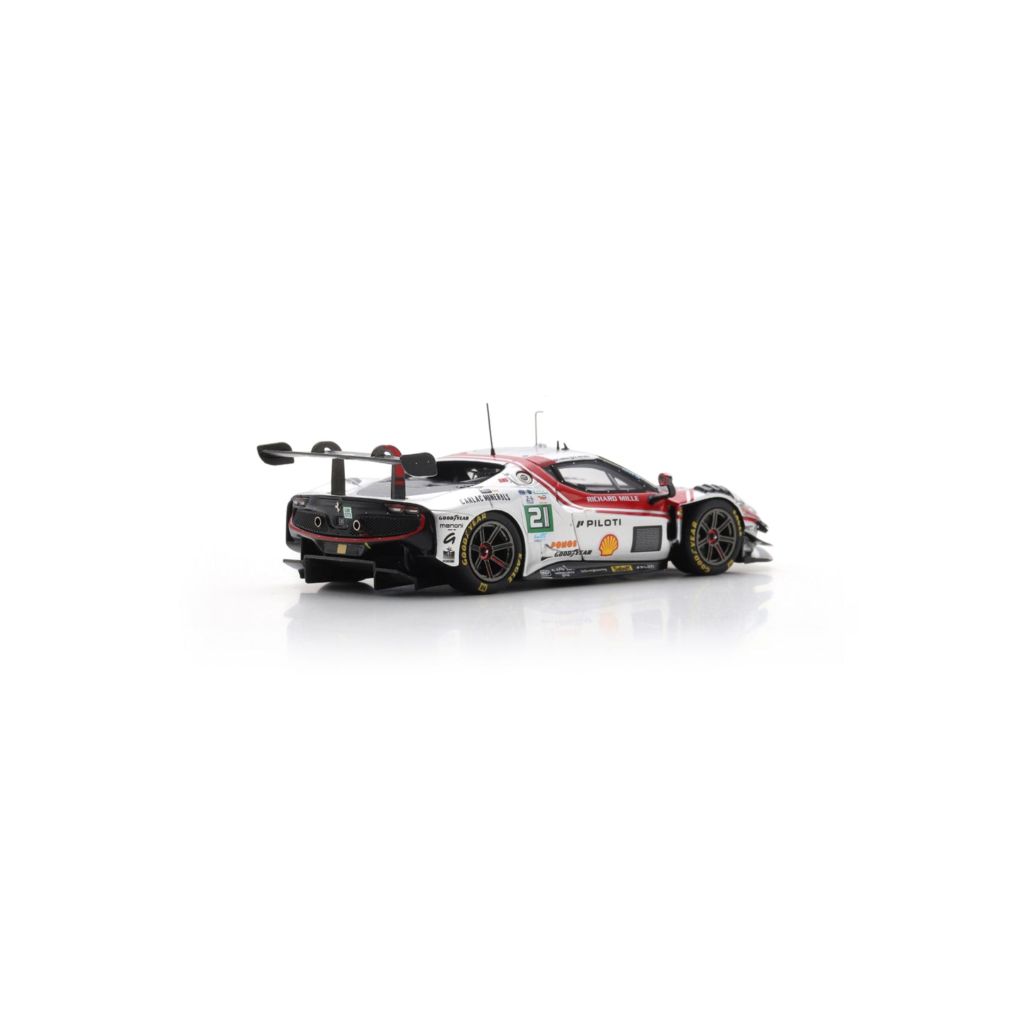 Looksmart LSLM193 1:43 - Ferrari 296 LMGT3 No.21 VISTA AF CORSE Le Mans 24H 2025 2nd Place F. Heriau – S. Mann – A. Rovera