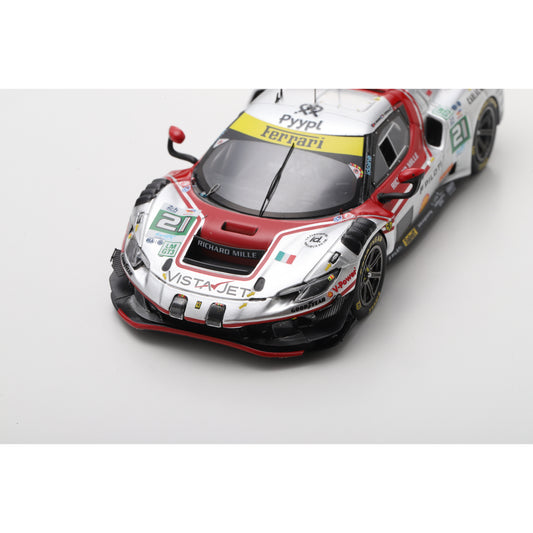 Looksmart LSLM193 1:43 - Ferrari 296 LMGT3 No.21 VISTA AF CORSE Le Mans 24H 2025 2nd Place F. Heriau – S. Mann – A. Rovera