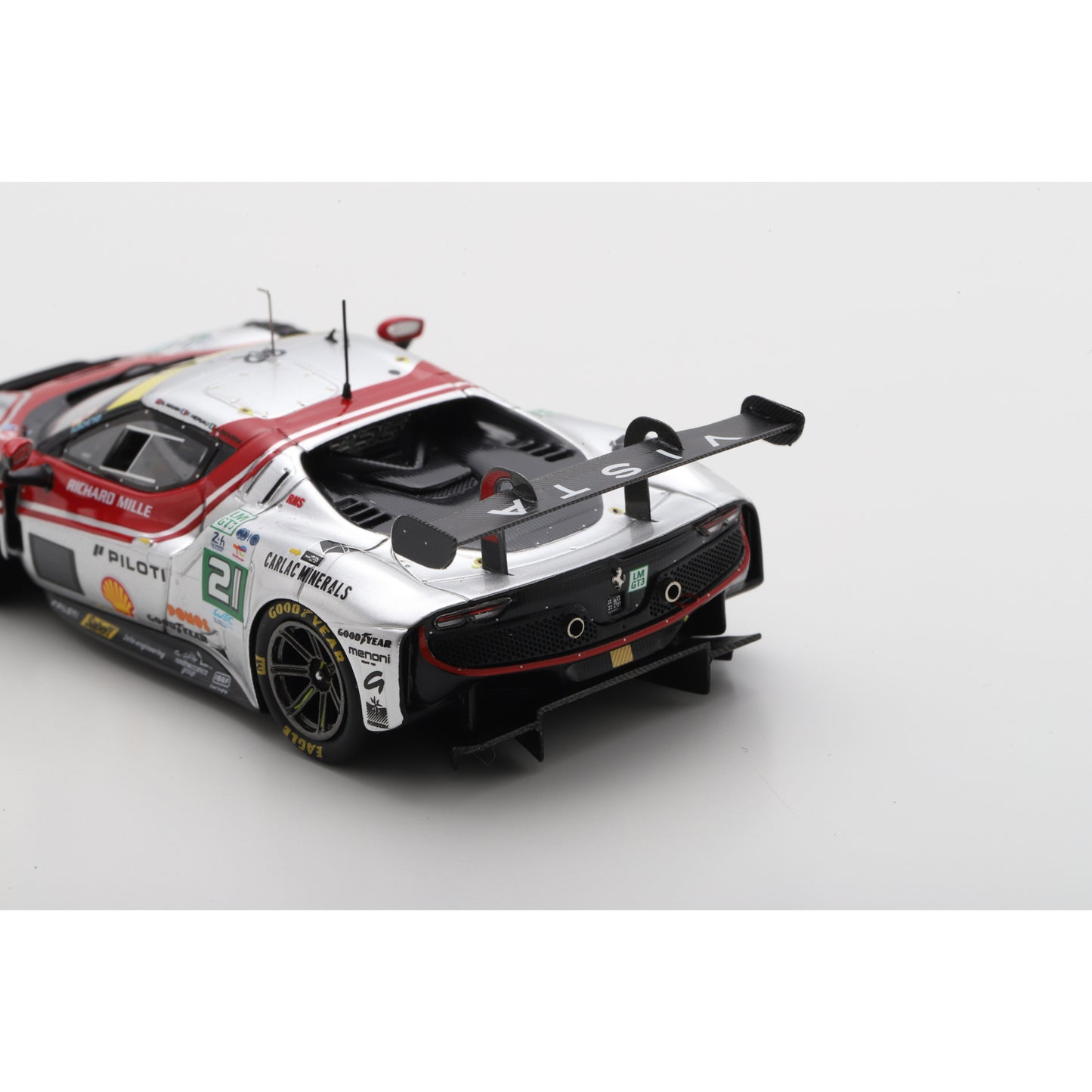 Looksmart LSLM193 1:43 - Ferrari 296 LMGT3 No.21 VISTA AF CORSE Le Mans 24H 2025 2nd Place F. Heriau – S. Mann – A. Rovera