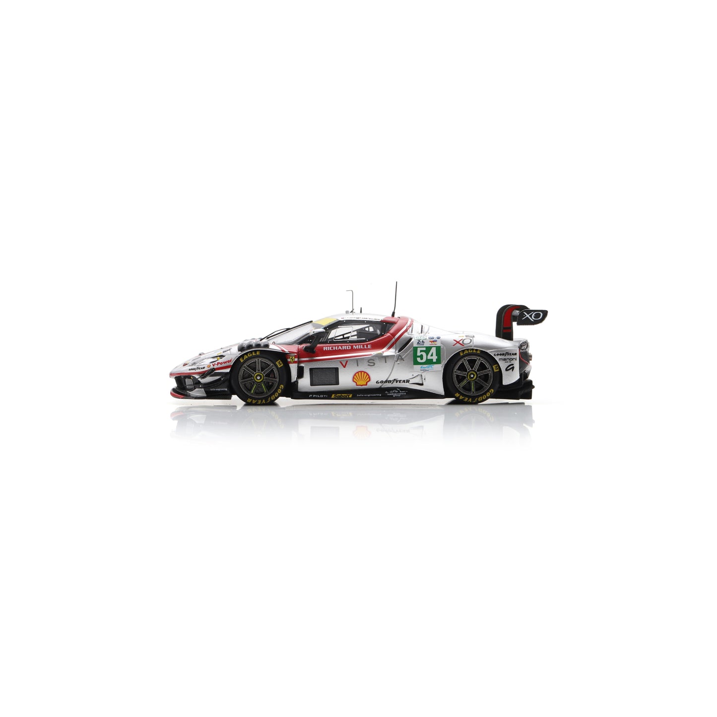 Looksmart LSLM194 1:43 - Ferrari 296 LMGT3 No.54 VISTA AF CORSE Le Mans 24H 2025 T. Flohr – F. Castellacci – D. Rigon 