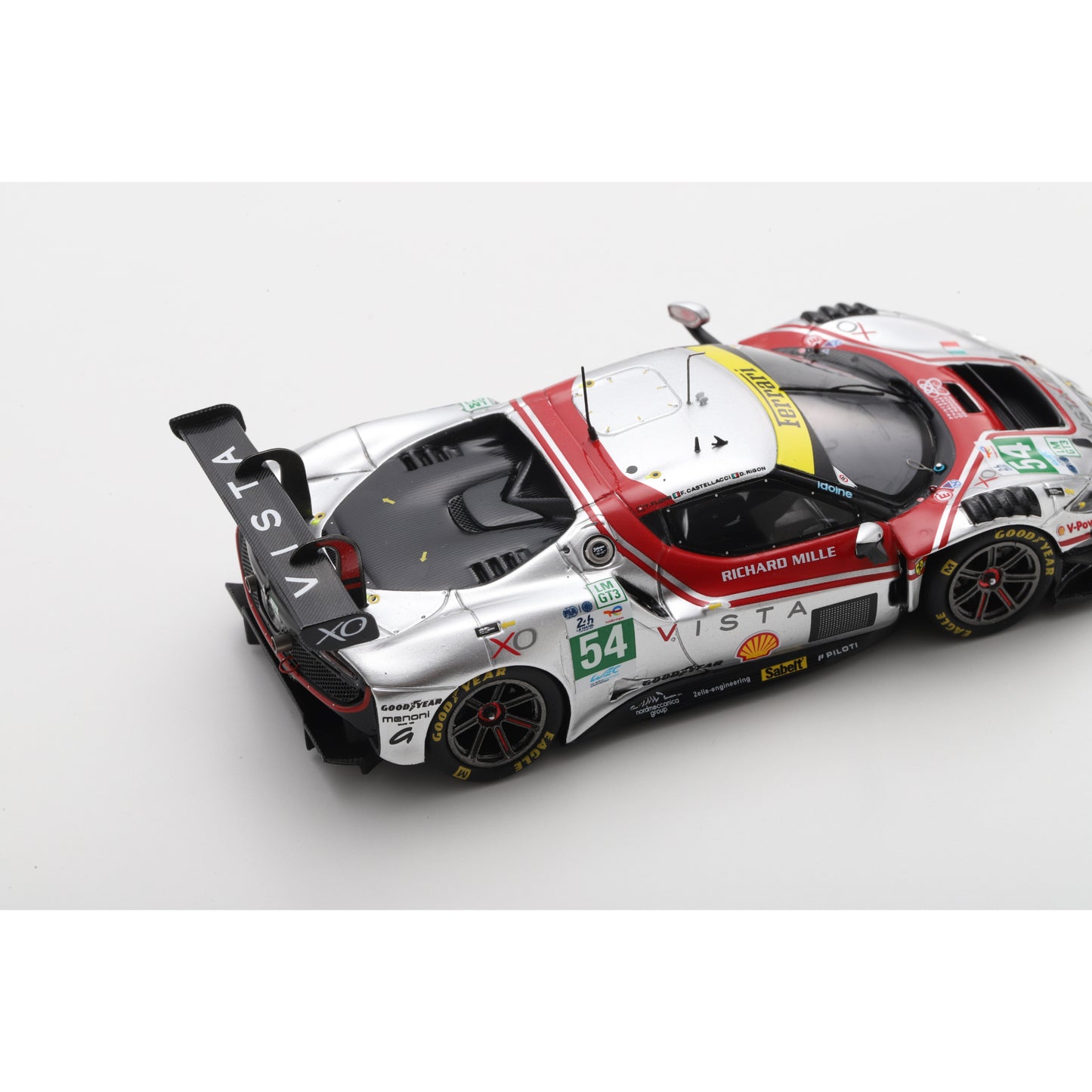 Looksmart LSLM194 1:43 - Ferrari 296 LMGT3 No.54 VISTA AF CORSE Le Mans 24H 2025 T. Flohr – F. Castellacci – D. Rigon 