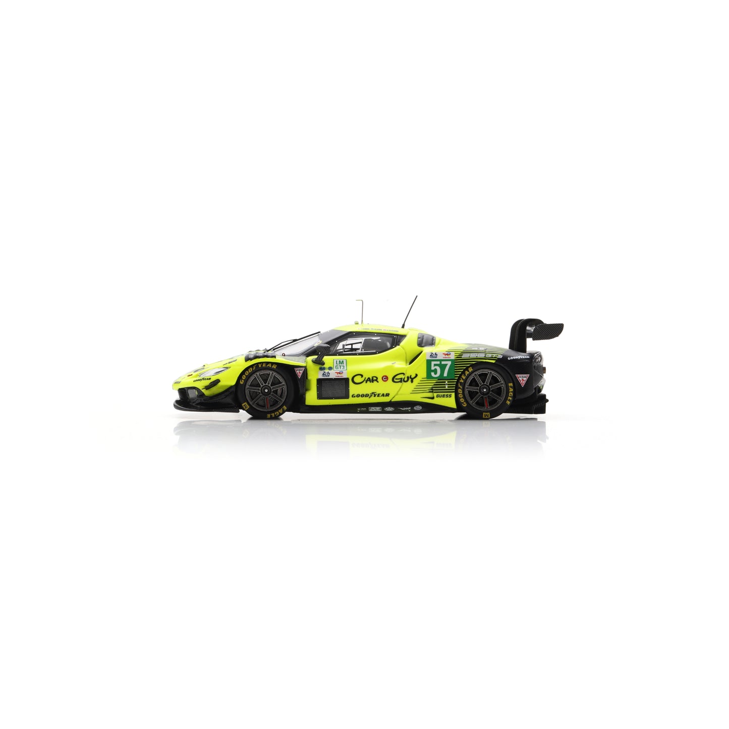 Looksmart LSLM195 1:43 - Ferrari 296 LMGT3 No.57 KESSEL RACING Le Mans 24H 2025 T. Kimura – D. Serra