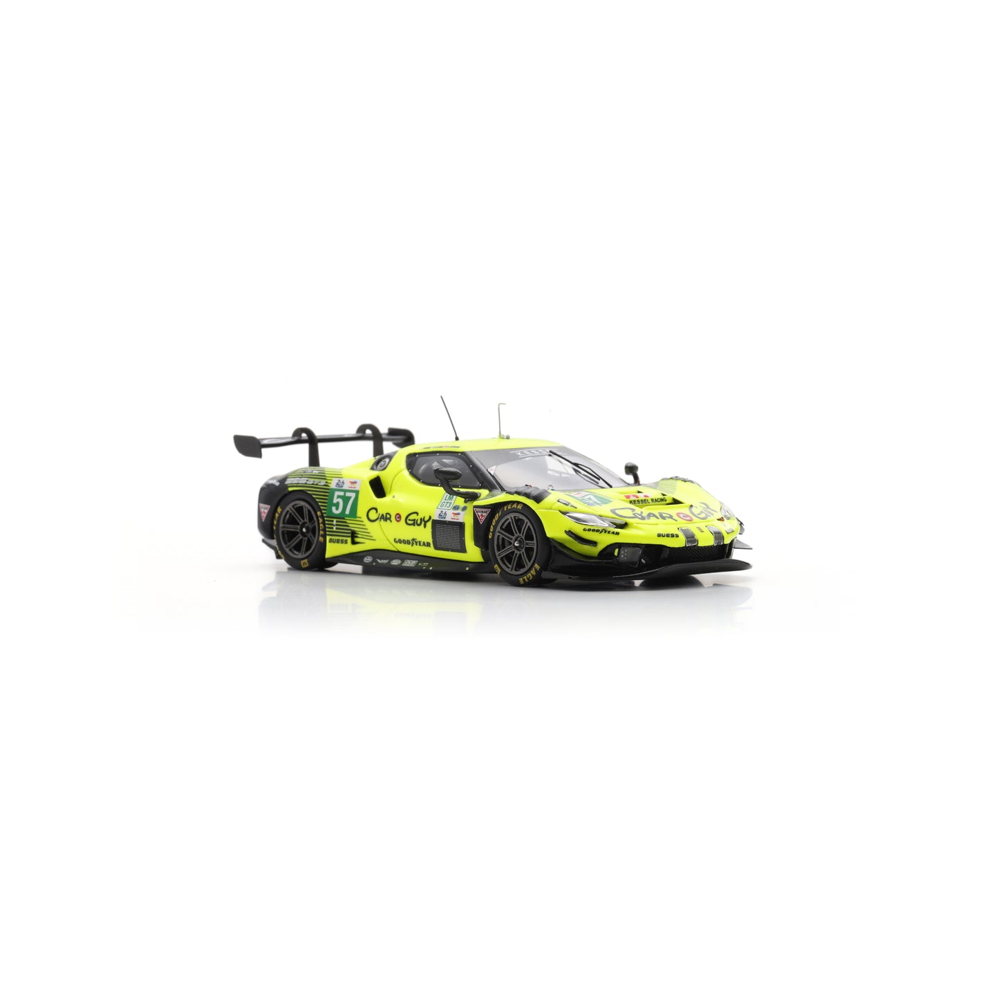 Looksmart LSLM195 1:43 - Ferrari 296 LMGT3 No.57 KESSEL RACING Le Mans 24H 2025 T. Kimura – D. Serra