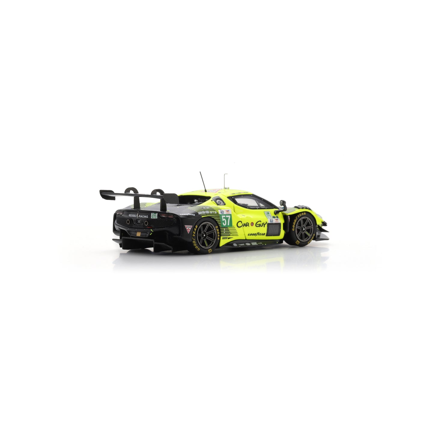 Looksmart LSLM195 1:43 - Ferrari 296 LMGT3 No.57 KESSEL RACING Le Mans 24H 2025 T. Kimura – D. Serra