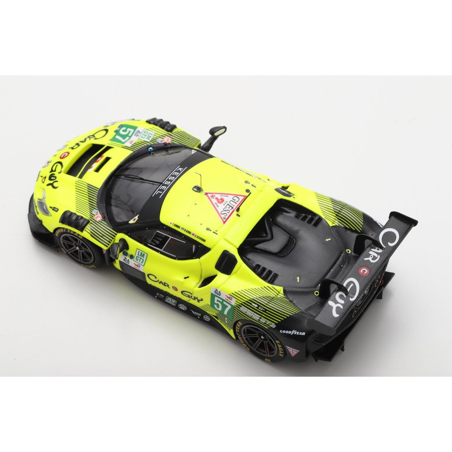 Looksmart LSLM195 1:43 - Ferrari 296 LMGT3 No.57 KESSEL RACING Le Mans 24H 2025 T. Kimura – D. Serra