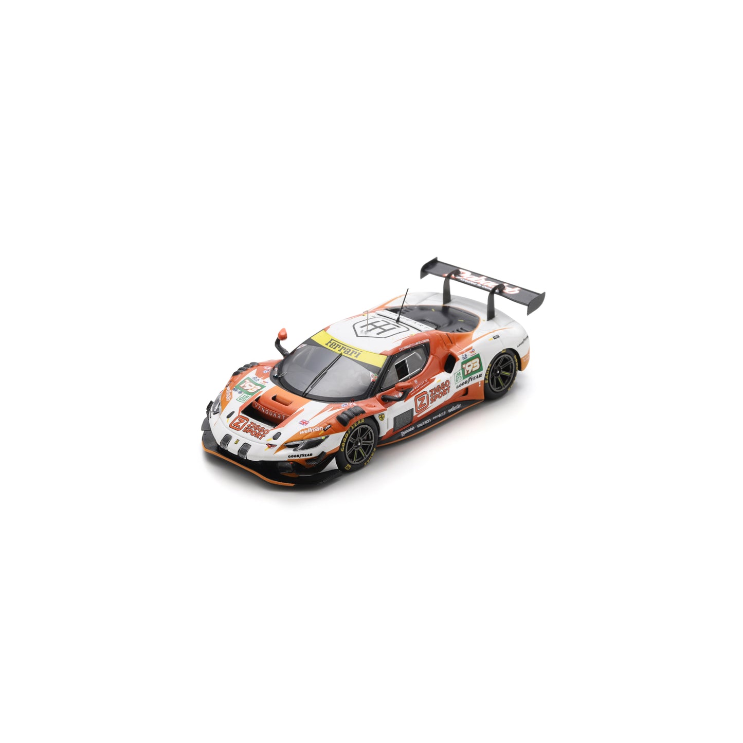 Looksmart LSLM197 1:43 - Ferrari 296 LMGT3 No.193 ZIGGO SPORT TEMPESTA Le Mans 24H 2025 J. Hui – C. Froggatt – E. Cheever 
