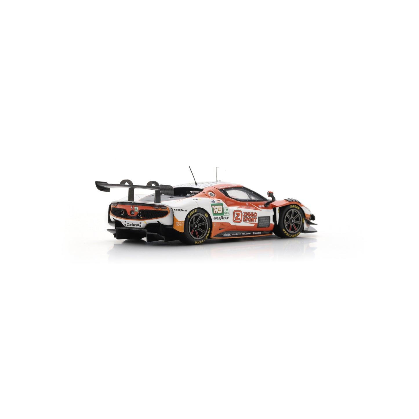 Looksmart LSLM197 1:43 - Ferrari 296 LMGT3 No.193 ZIGGO SPORT TEMPESTA Le Mans 24H 2025 J. Hui – C. Froggatt – E. Cheever 