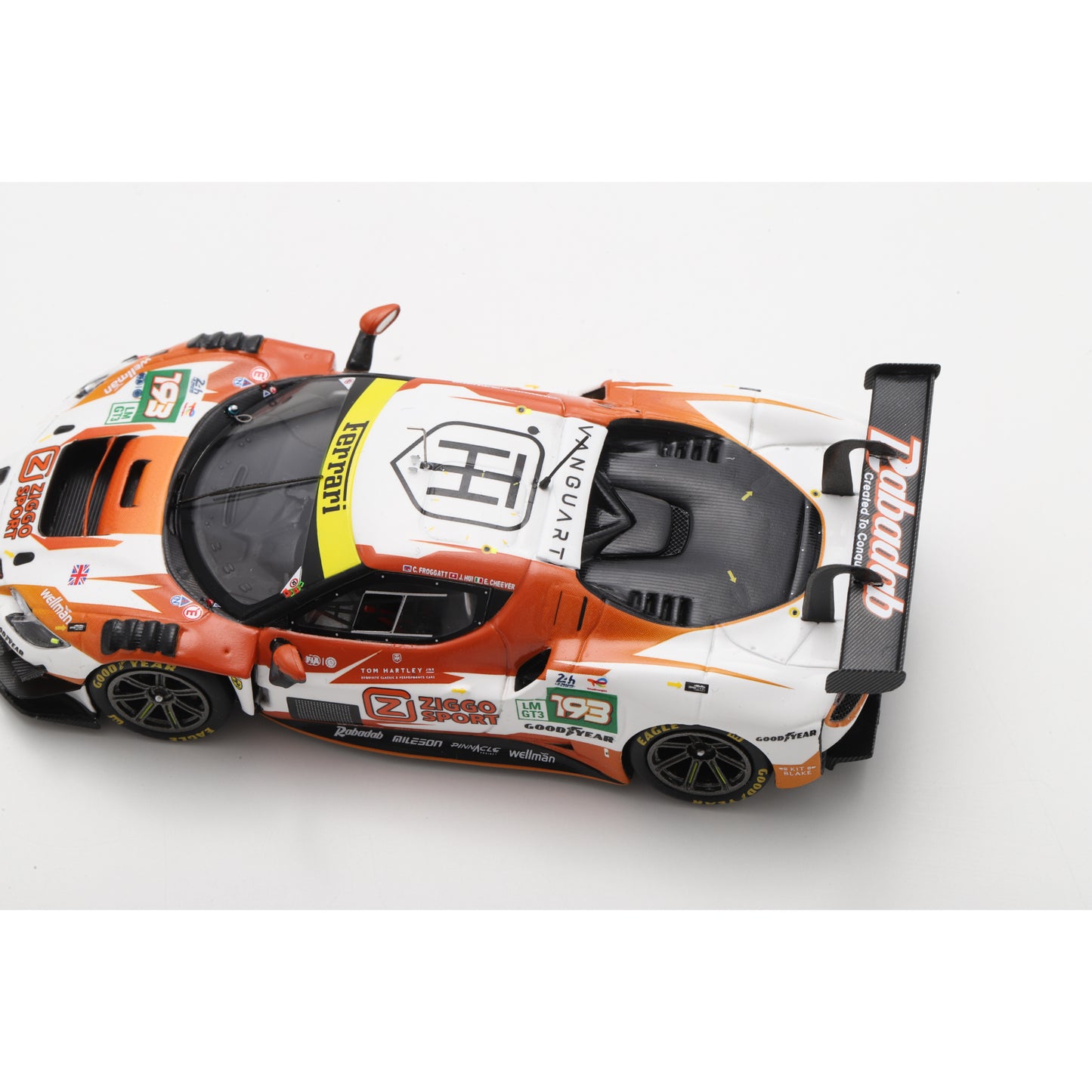 Looksmart LSLM197 1:43 - Ferrari 296 LMGT3 No.193 ZIGGO SPORT TEMPESTA Le Mans 24H 2025 J. Hui – C. Froggatt – E. Cheever 
