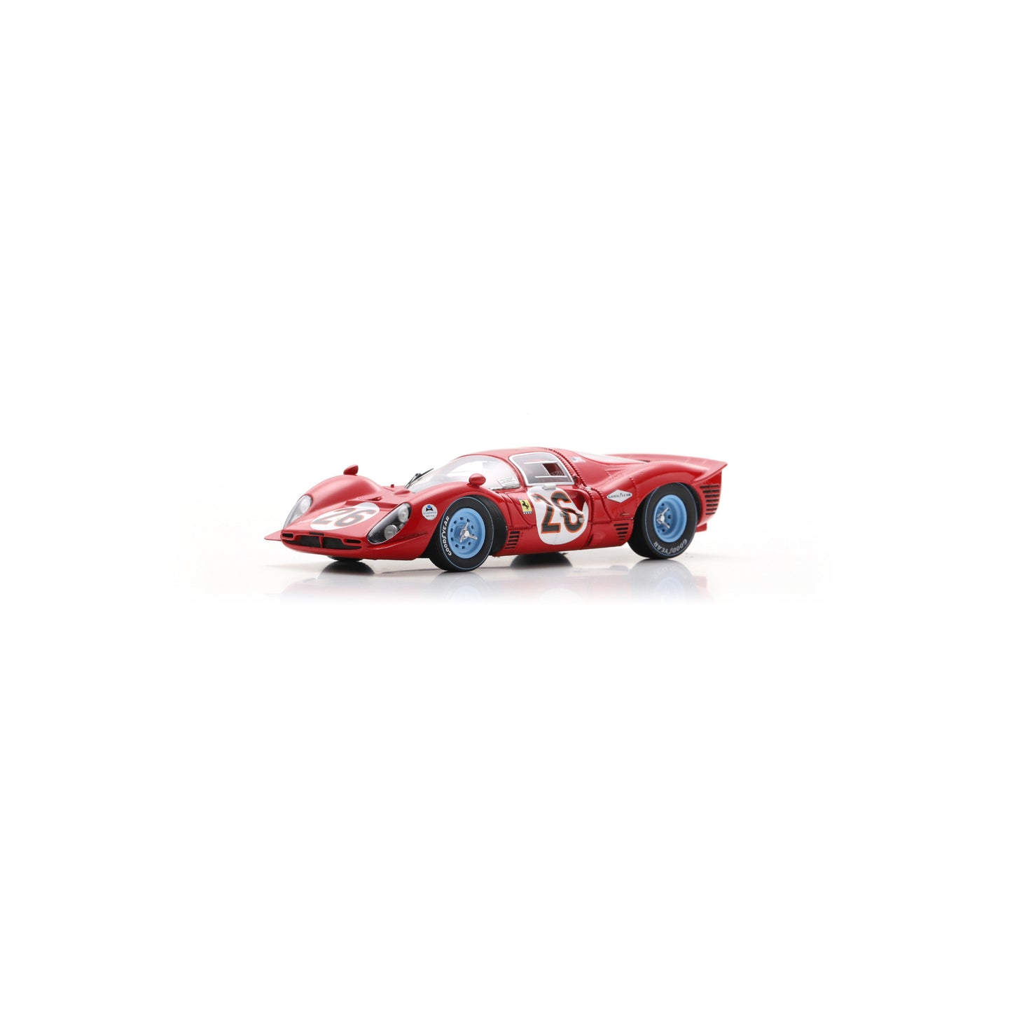 Looksmart LSRC163 1:43 - Ferrari 412P #26 3rd Daytona 24H 1967 Pedro Rodriguez Jean Guichet