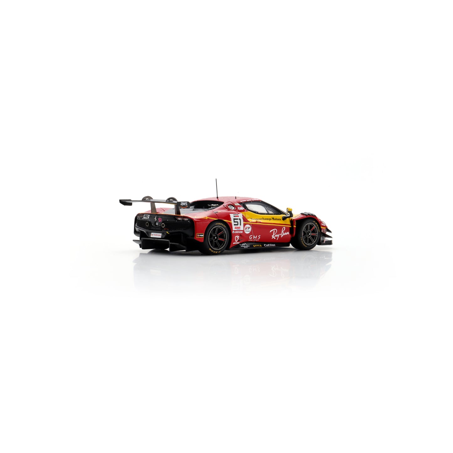 Looksmart LSRC206 1:43 - Ferrari 296 GT3 No. 51 AF Corse – 3rd Francorchamps Motors 24H Spa 2025 Alessio Rovera – Vincent Abril – Alessandro Pier Guidi