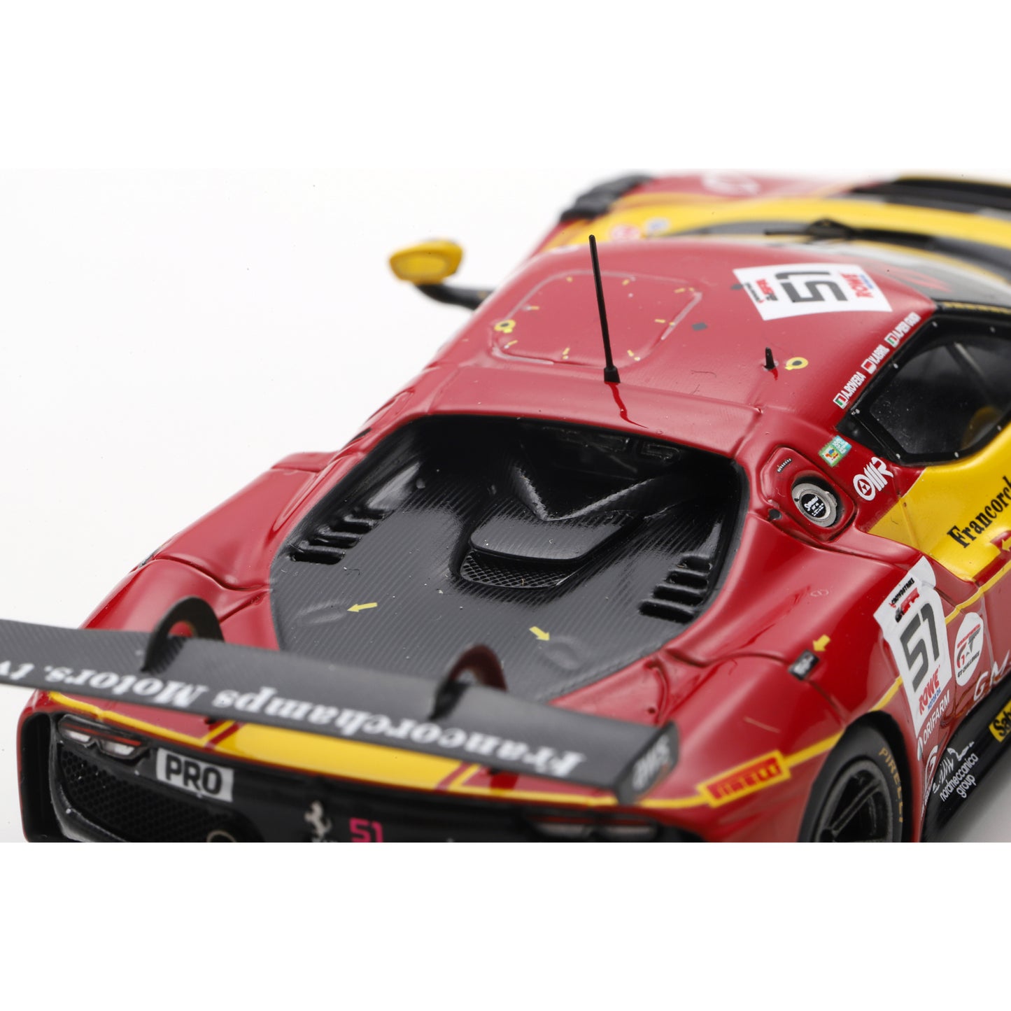 Looksmart LSRC206 1:43 - Ferrari 296 GT3 No. 51 AF Corse – 3rd Francorchamps Motors 24H Spa 2025 Alessio Rovera – Vincent Abril – Alessandro Pier Guidi