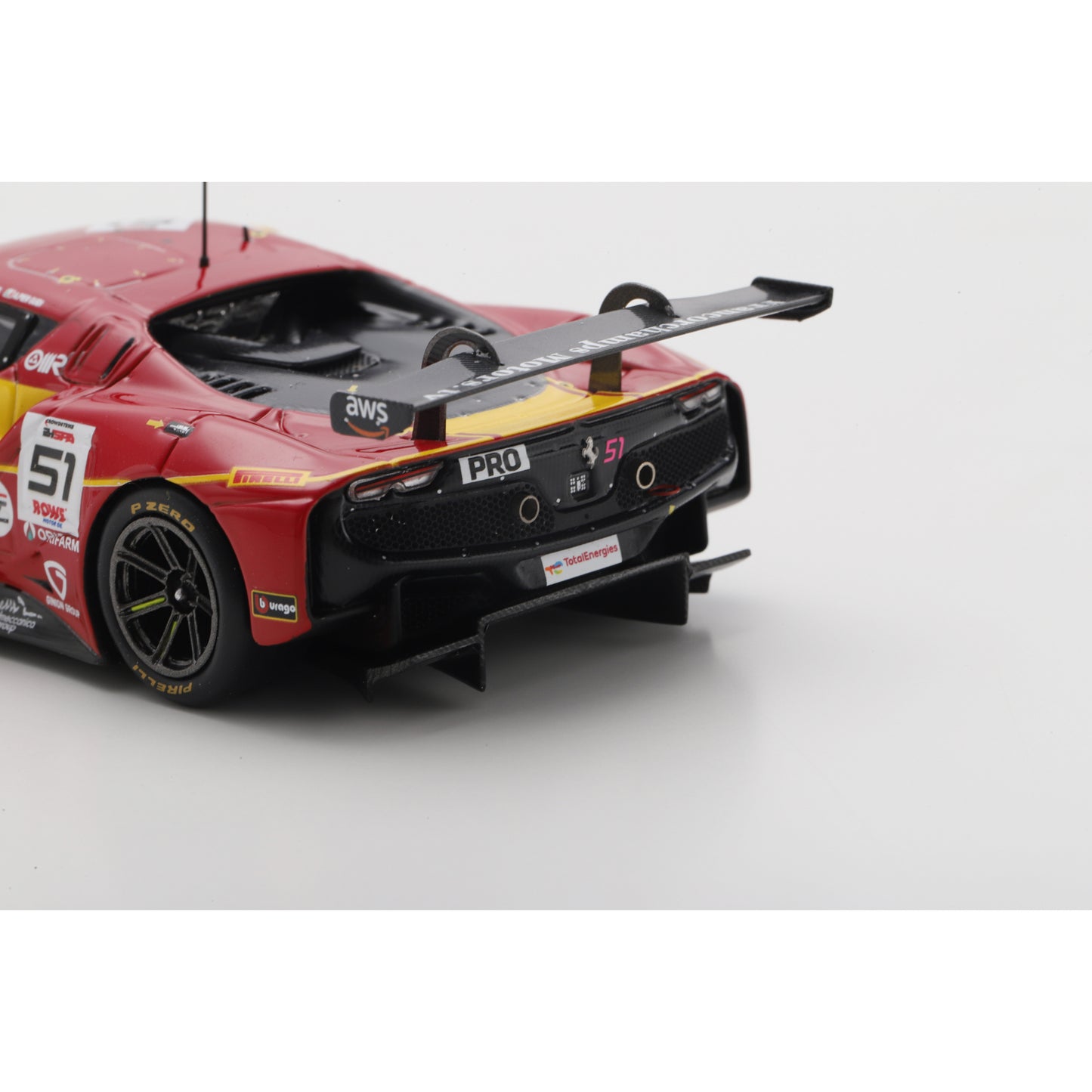 Looksmart LSRC206 1:43 - Ferrari 296 GT3 No. 51 AF Corse – 3rd Francorchamps Motors 24H Spa 2025 Alessio Rovera – Vincent Abril – Alessandro Pier Guidi