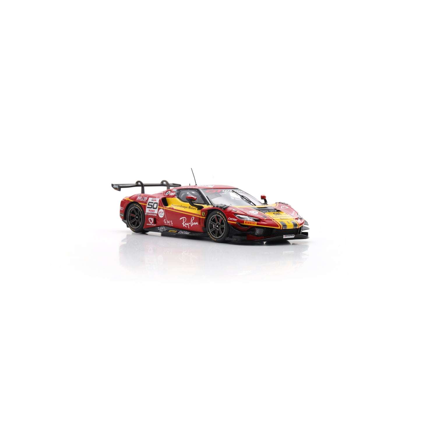 Looksmart LSRC207 1:43 - Ferrari 296 GT3 No. 50 AF Corse – 4th Francorchamps Motors 24H Spa 2025 Eliseo Donno – Antonio Fuoco – Arthur Leclerc
