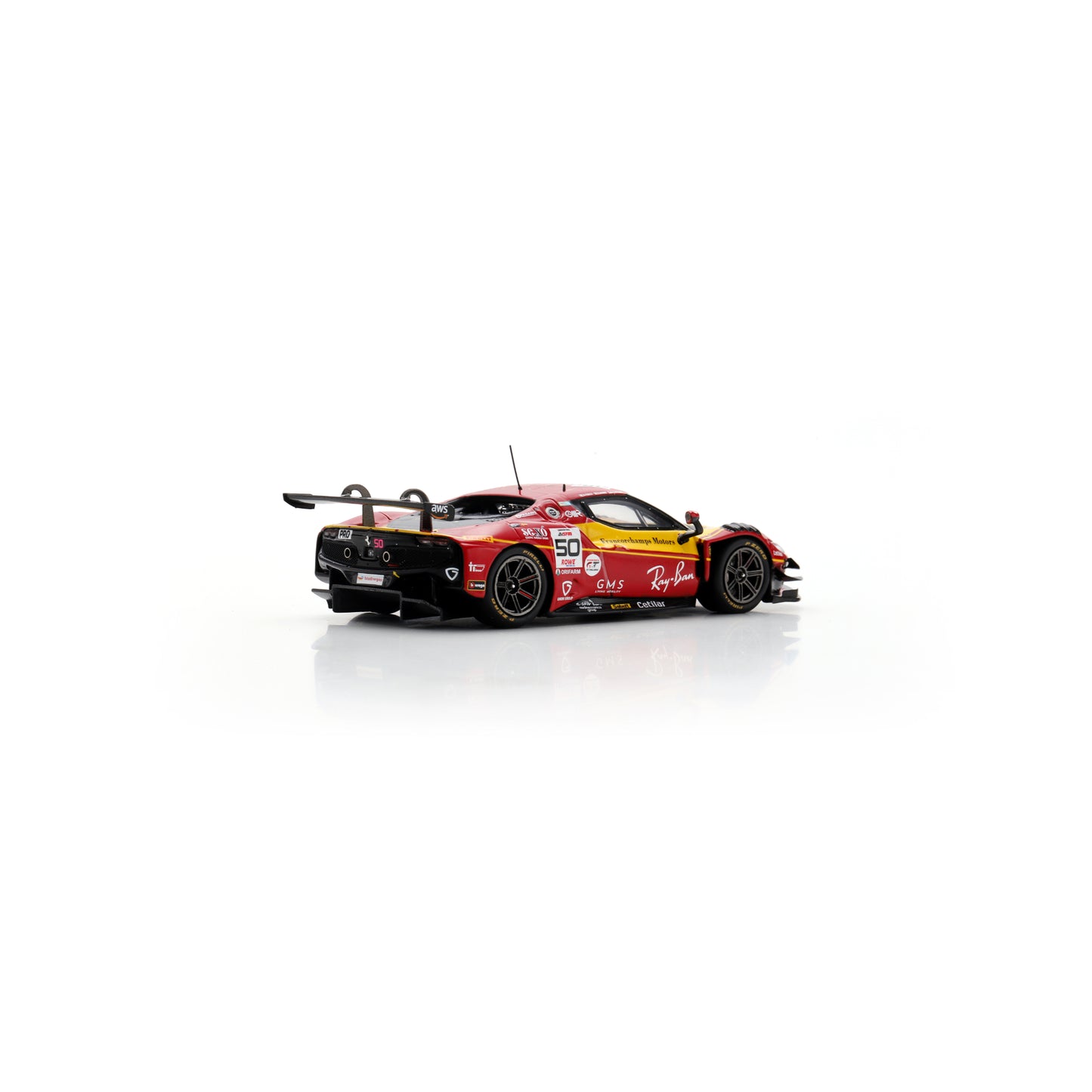 Looksmart LSRC207 1:43 - Ferrari 296 GT3 No. 50 AF Corse – 4th Francorchamps Motors 24H Spa 2025 Eliseo Donno – Antonio Fuoco – Arthur Leclerc