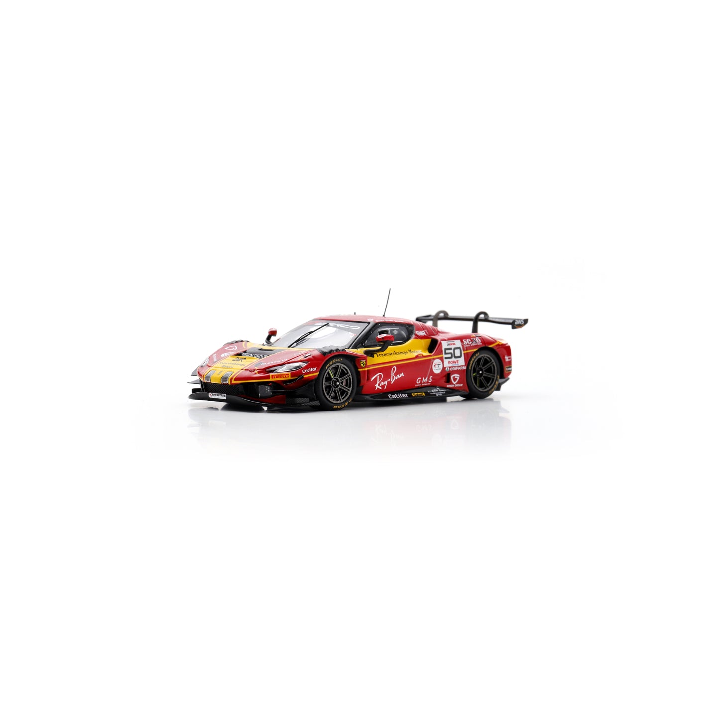 Looksmart LSRC207 1:43 - Ferrari 296 GT3 No. 50 AF Corse – 4th Francorchamps Motors 24H Spa 2025 Eliseo Donno – Antonio Fuoco – Arthur Leclerc
