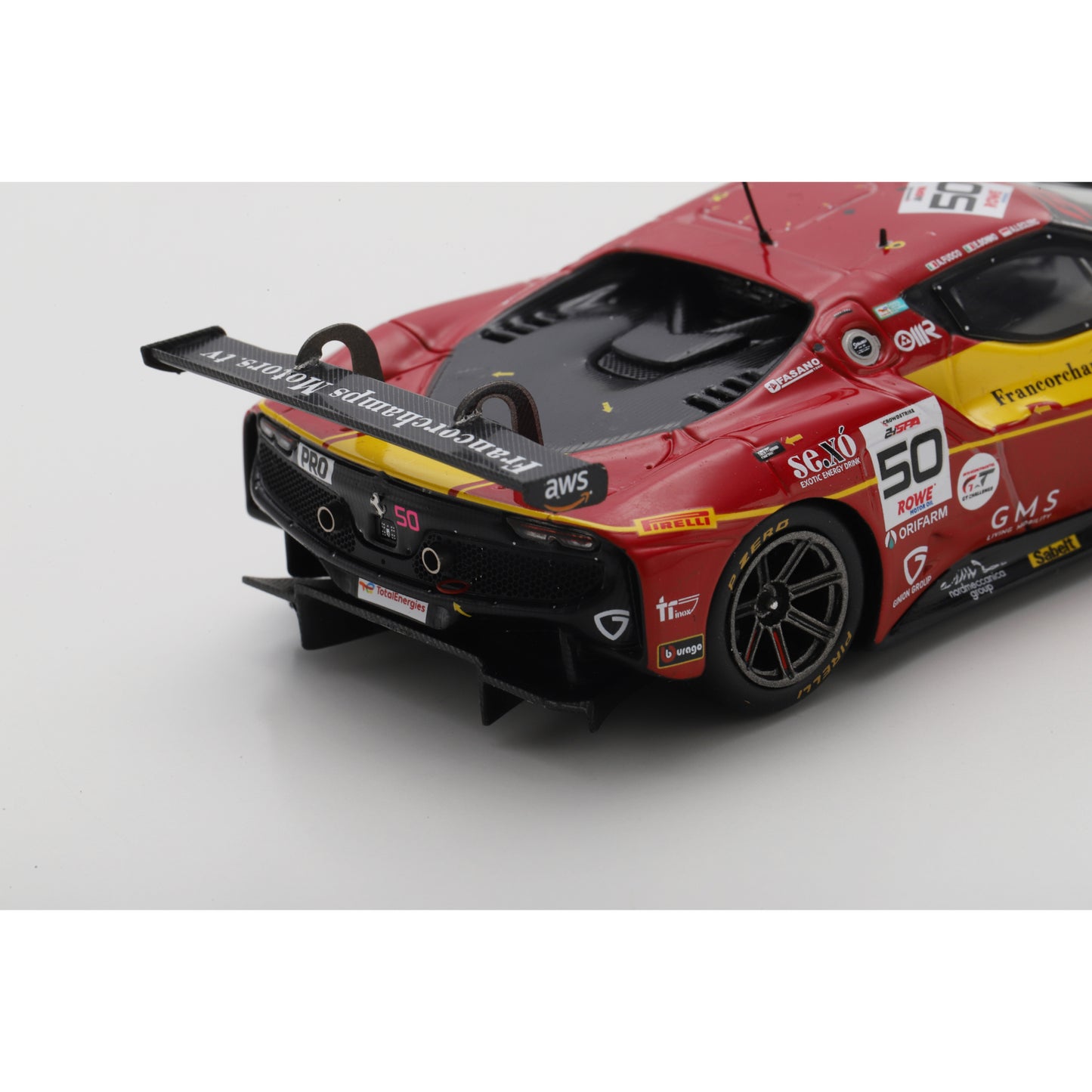 Looksmart LSRC207 1:43 - Ferrari 296 GT3 No. 50 AF Corse – 4th Francorchamps Motors 24H Spa 2025 Eliseo Donno – Antonio Fuoco – Arthur Leclerc