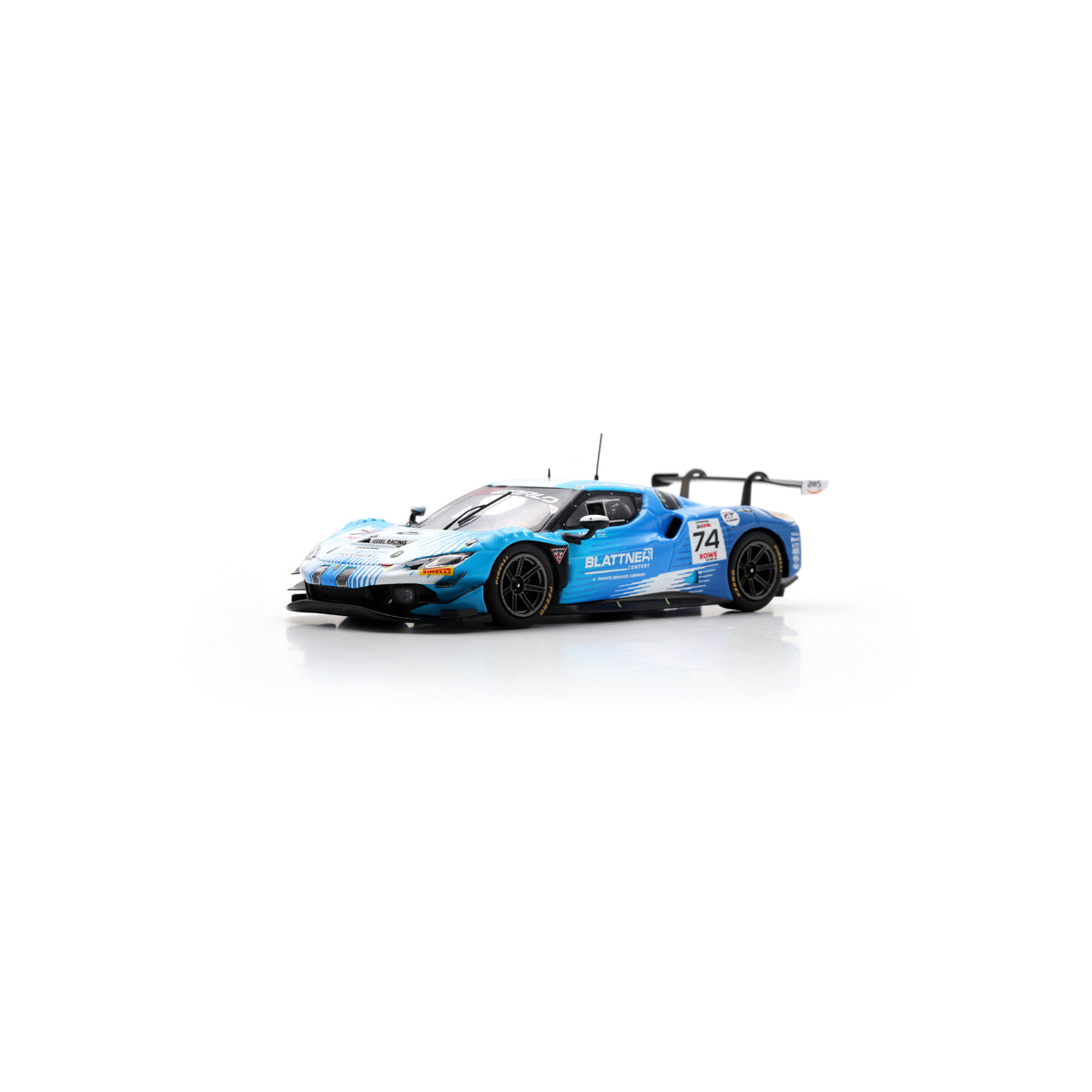 Looksmart LSRC208 1:43 - Ferrari 296 GT3 No. 74 Kessel Racing 24H Spa 2025 Dustin Blattner – Zacharie Robichon – Conrad Laursen – Dennis Marschall
