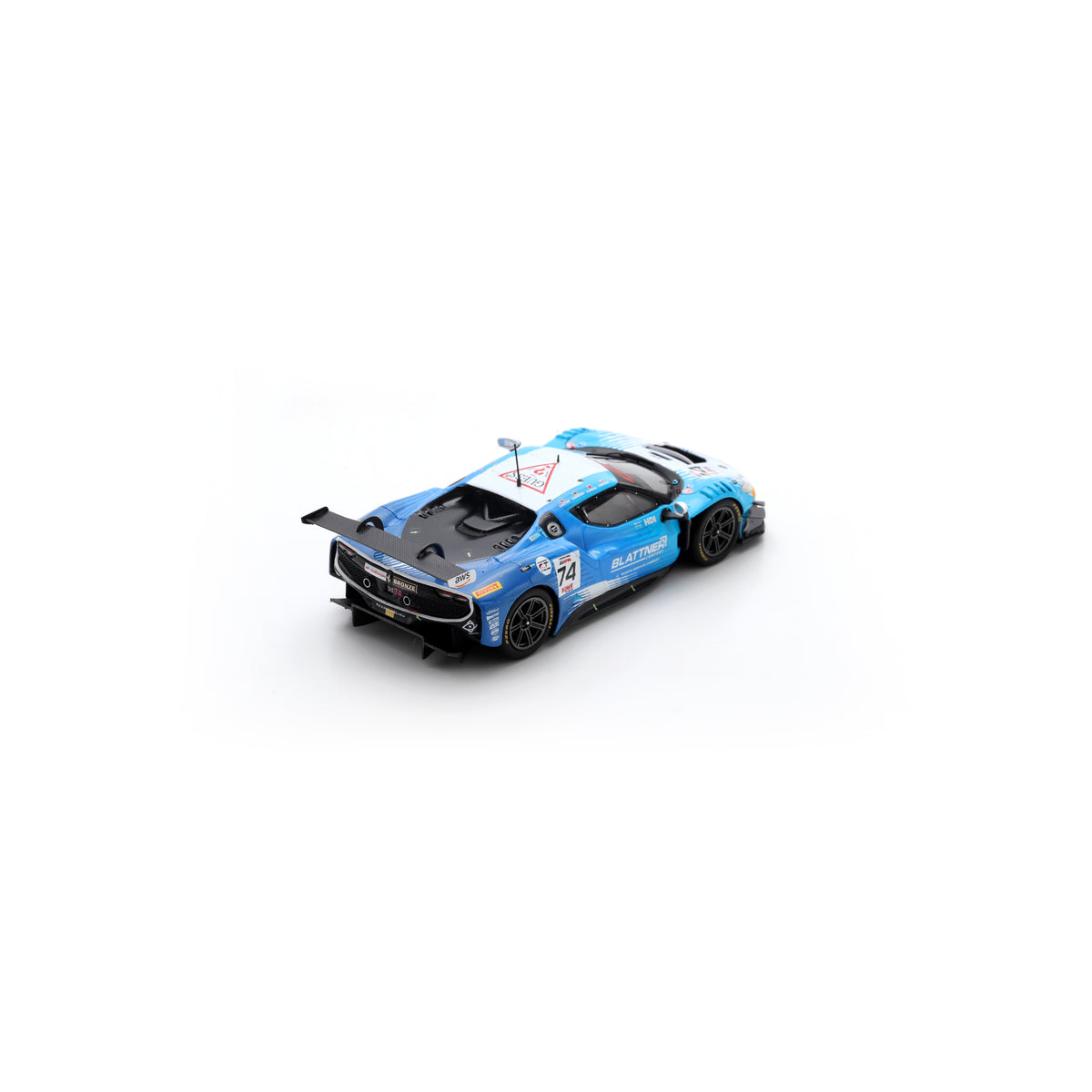 Looksmart LSRC208 1:43 - Ferrari 296 GT3 No. 74 Kessel Racing 24H Spa 2025 Dustin Blattner – Zacharie Robichon – Conrad Laursen – Dennis Marschall