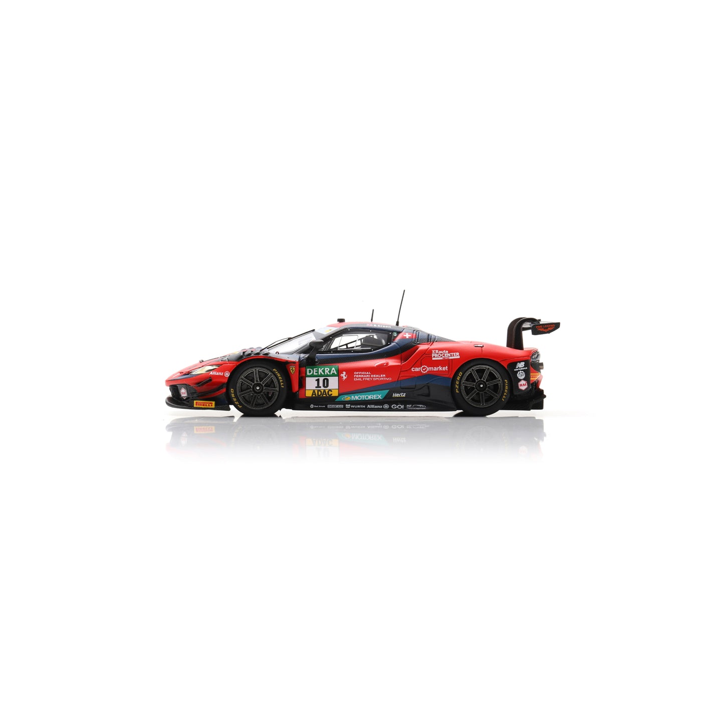 Looksmart LSRC212 1:43 - Ferrari 296 GT3 No.10 Emil Frey Racing – DTM 2025 Ben Green