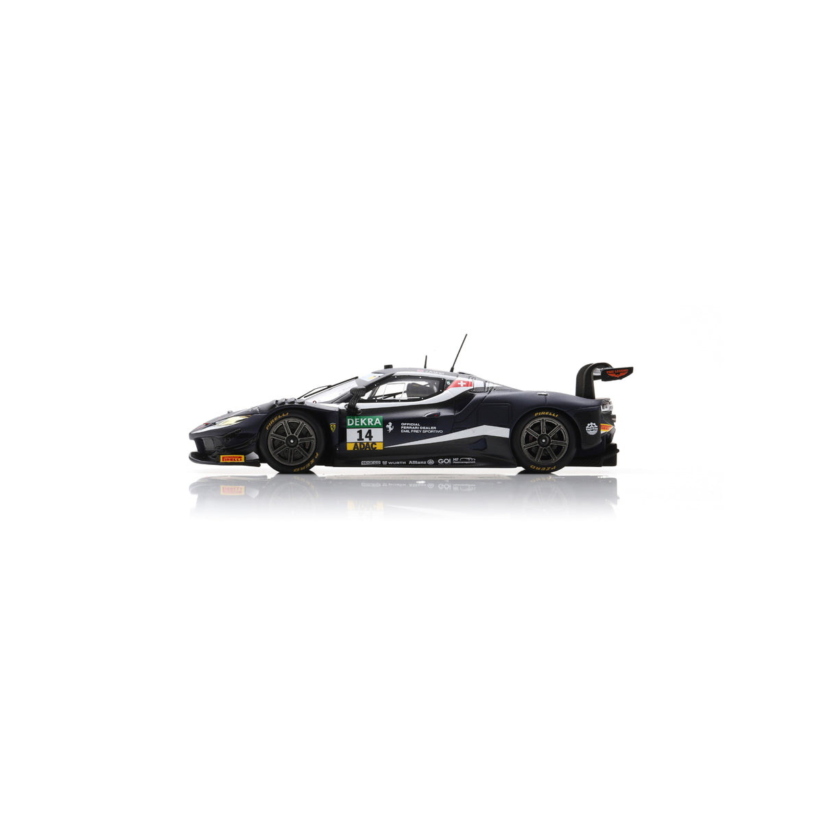 Looksmart LSRC213 1:43 - Ferrari 296 GT3 No.14 Emil Frey Racing – DTM 2025 Jack Aitken