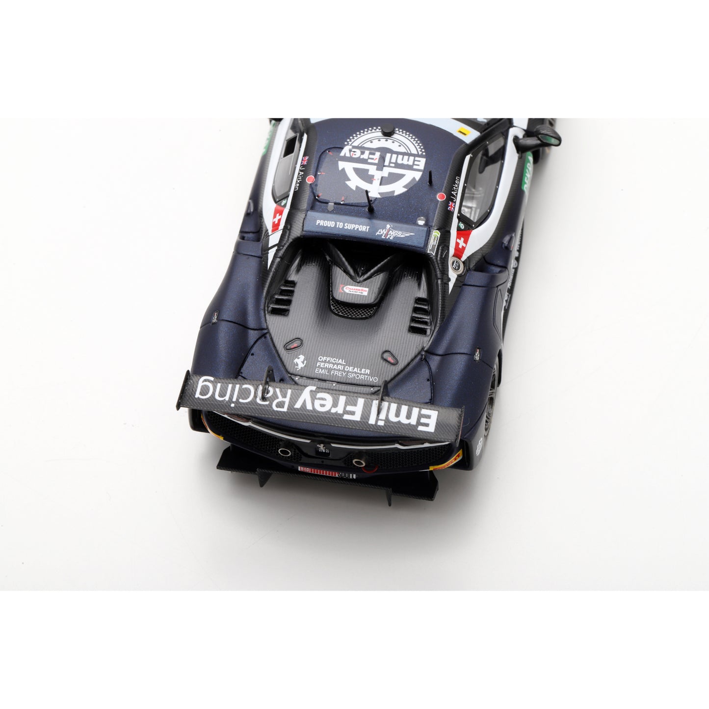 Looksmart LSRC213 1:43 - Ferrari 296 GT3 No.14 Emil Frey Racing – DTM 2025 Jack Aitken