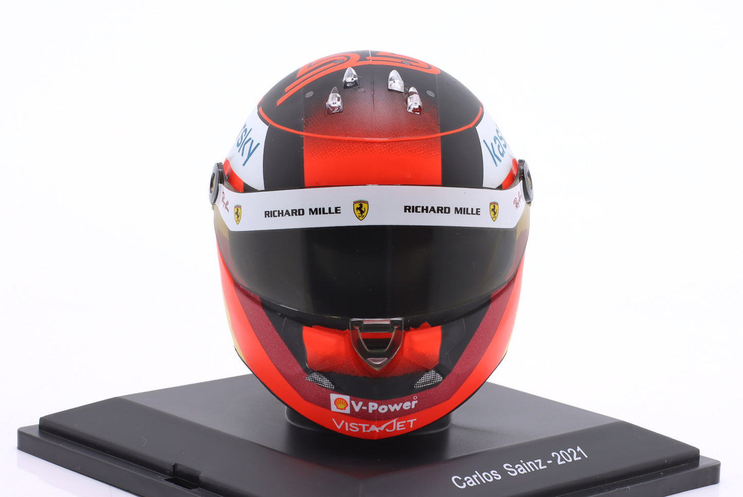 Spark Editions MW8ALA0031 Casque 1:5 - Carlos Sainz Jr - Scuderia Ferrari - 2021