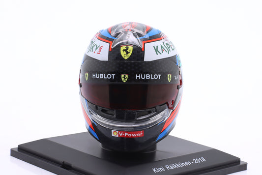 Spark Editions MW8ALA0034 Casque 1:5 - Kimi Raikkönen - Scuderia Ferrari - 2018