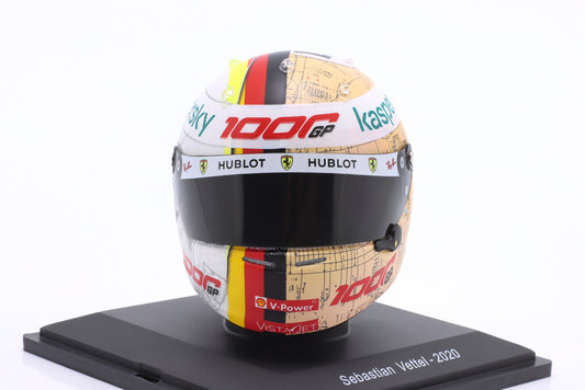 Spark Editions MW8ALA0039 Casque 1:5 - Sebastian Vettel - Scuderia Ferrari - Toscana GP 2020