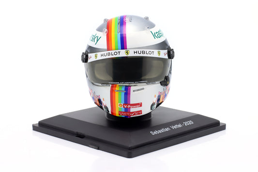 Spark Editions HELFE77 Casque 1:5 - Sebastian Vettel - Scuderia Ferrari - Turkish GP 2020