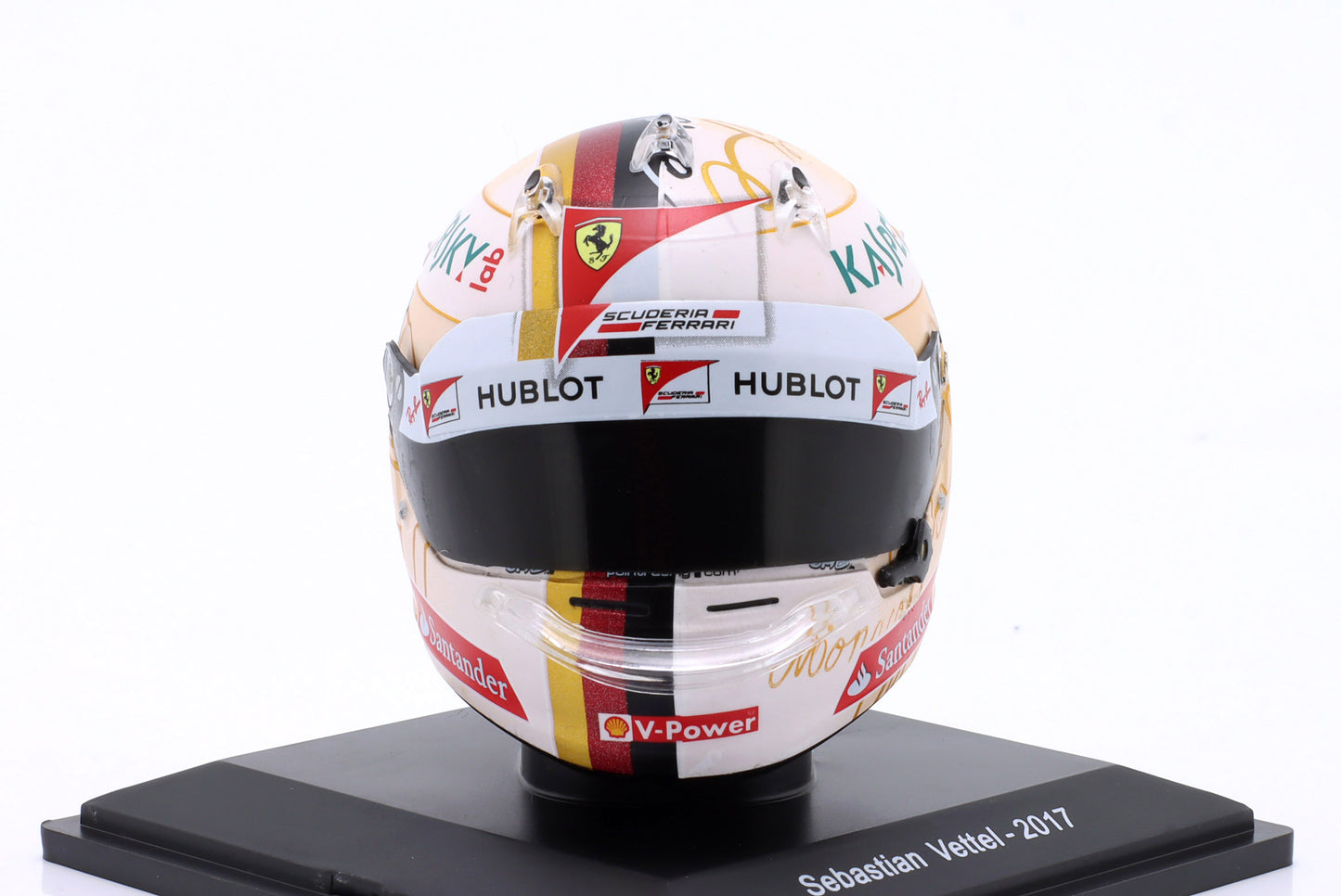 Spark Editions HELFE87 Casque 1:5 - Sebastian Vettel - Scuderia Ferrari - Monaco GP 2017