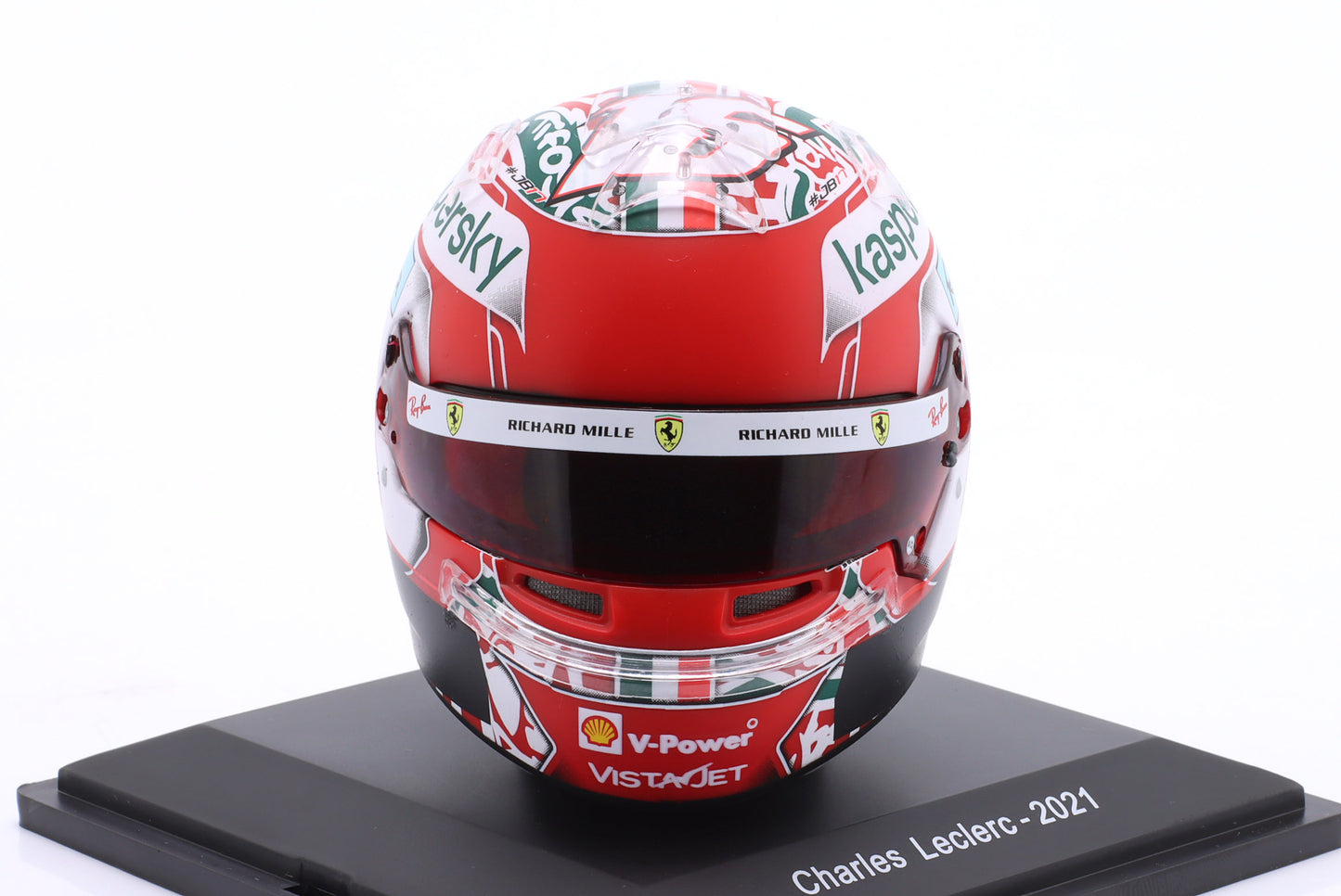 Spark Editions HELFE94 Casque 1:5 - Charles Leclerc - Scuderia Ferrari - Toscana GP 2021