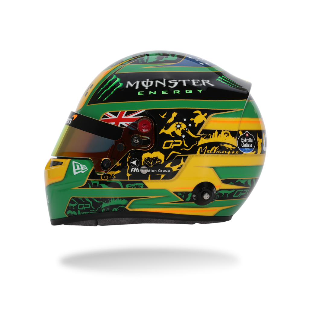 BELL Mini Helmet Casque 1:2 - Oscar Piastri - McLaren Formula 1 Team - Australian GP 2025