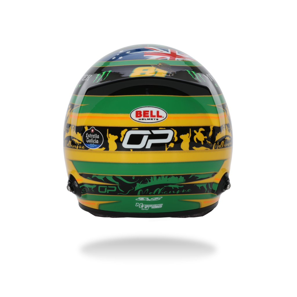 BELL Mini Helmet Casque 1:2 - Oscar Piastri - McLaren Formula 1 Team - Australian GP 2025
